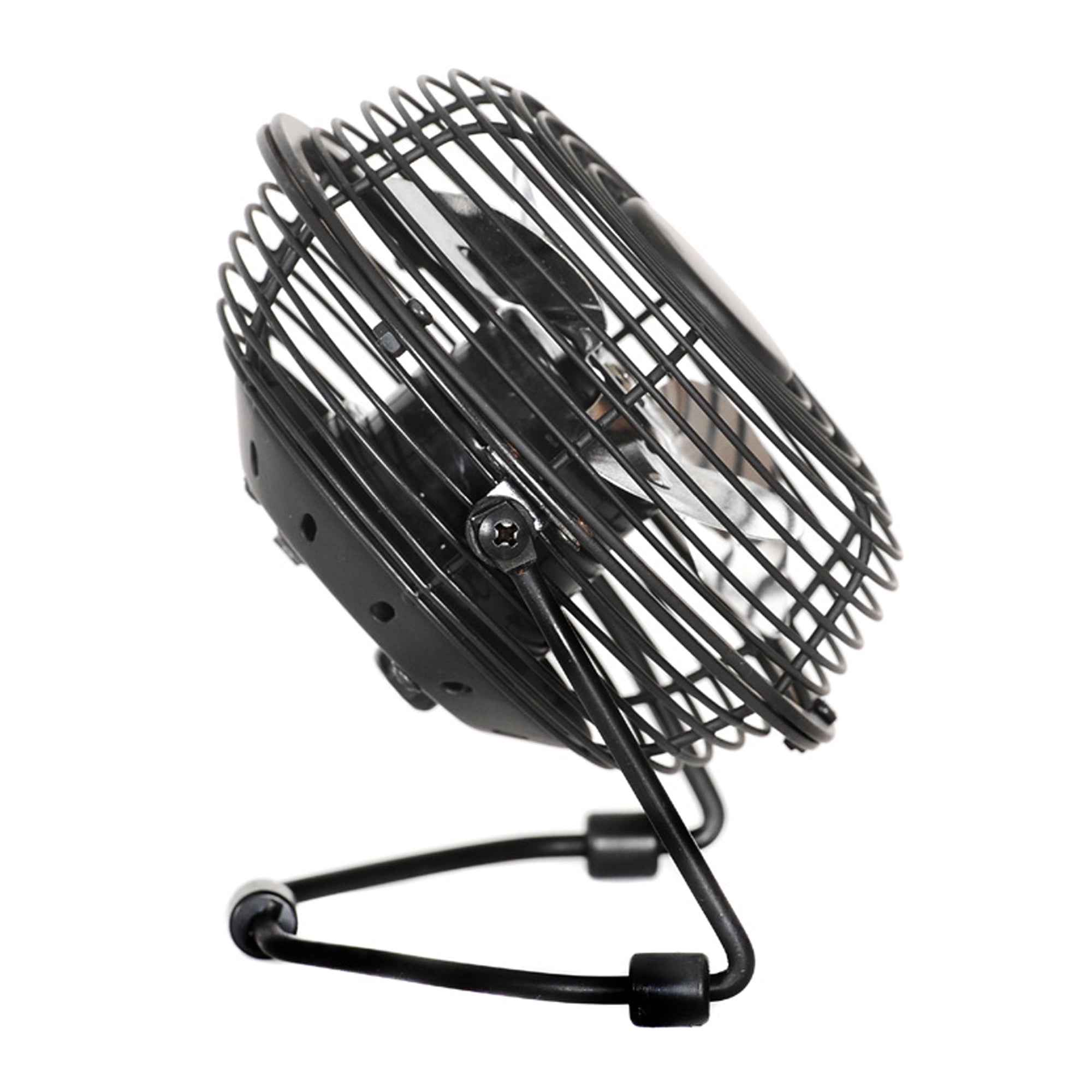 USB Desk Fan, 4 Inch, Black