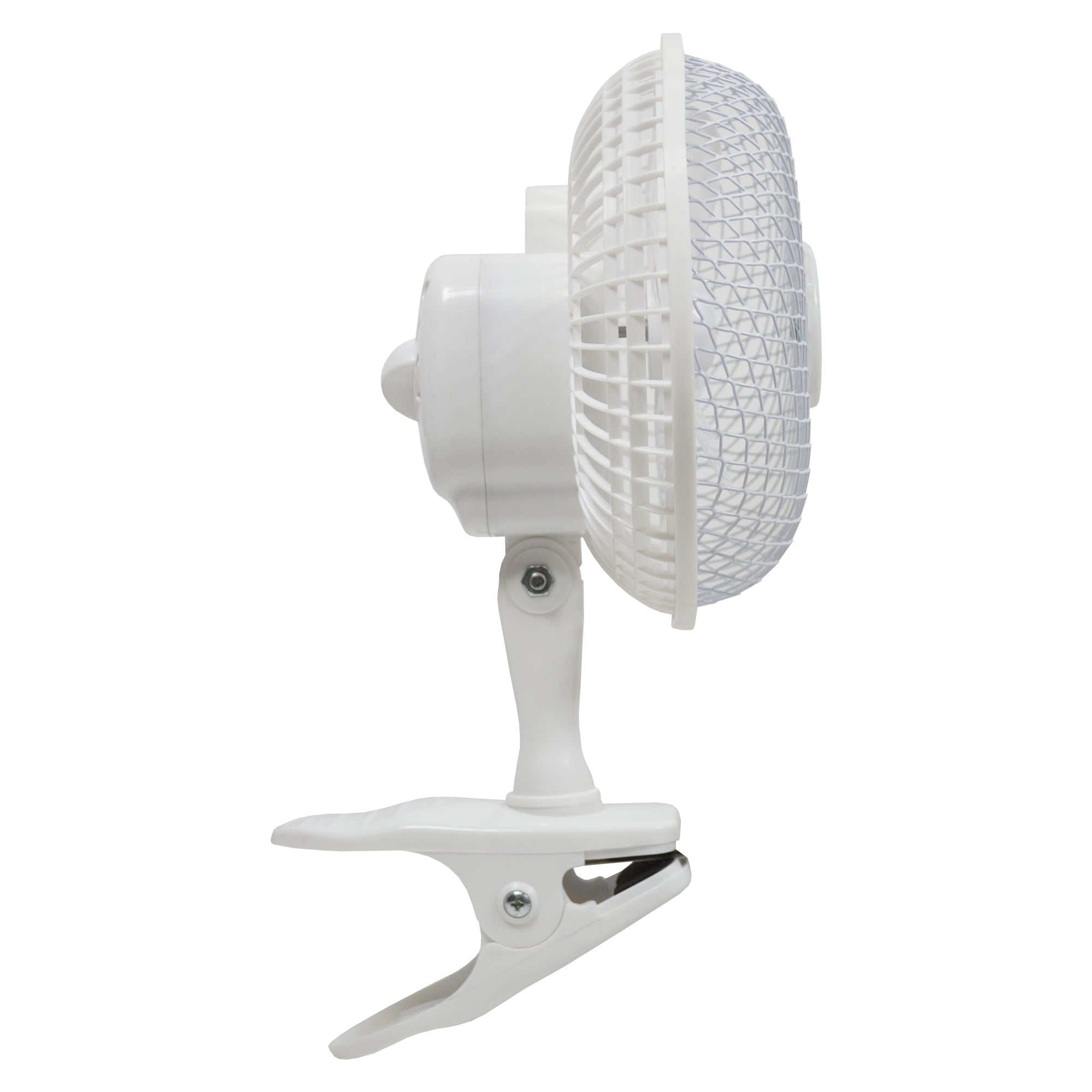 Clip On Desk Fan, 2 Speeds, 6 Inch, White