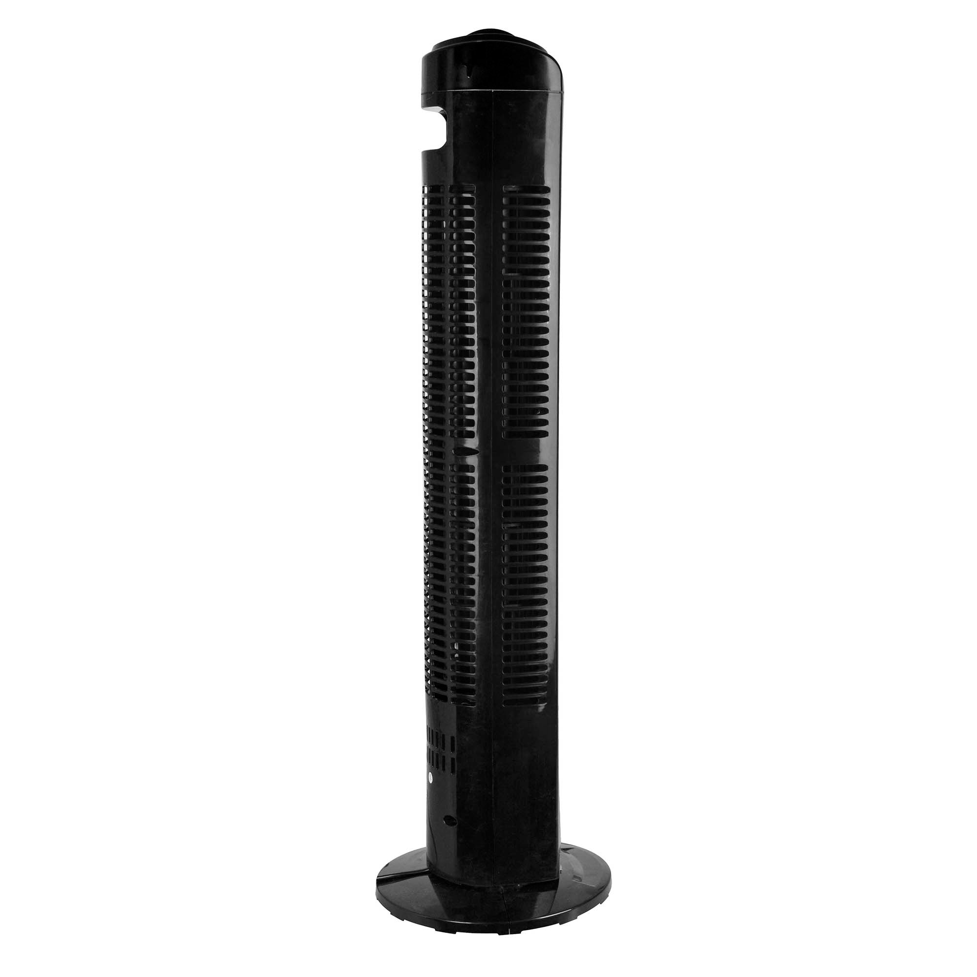 Tower Fan, Oscillating, 29 Inch, 3 Speeds, Black