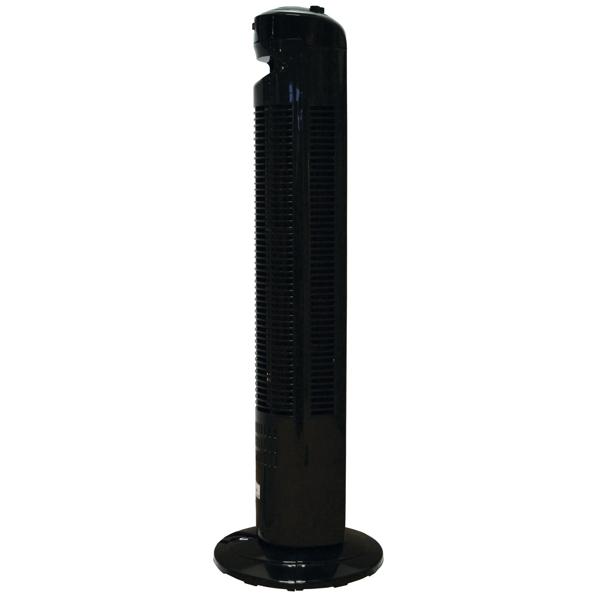 Tower Fan, Oscillating, 2 Hour Timer, 30 Inch, Black