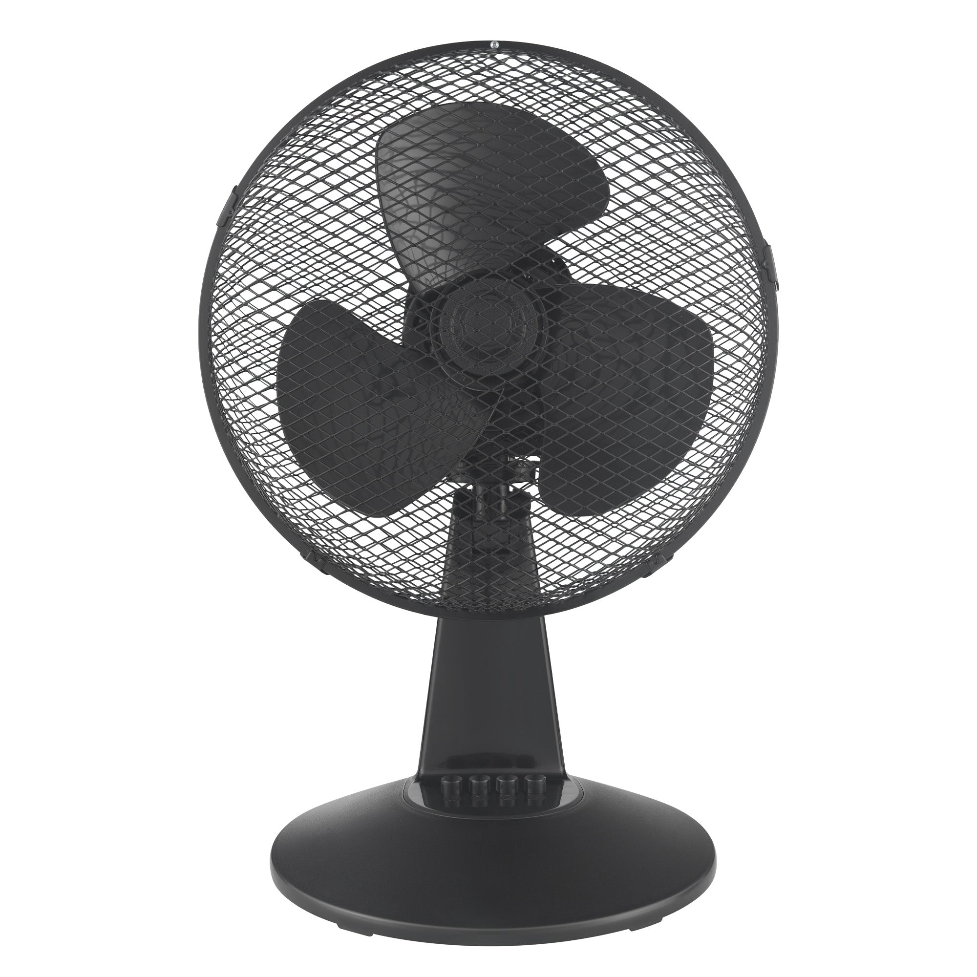 12 Inch Desk Fan, 3 Speeds, Black