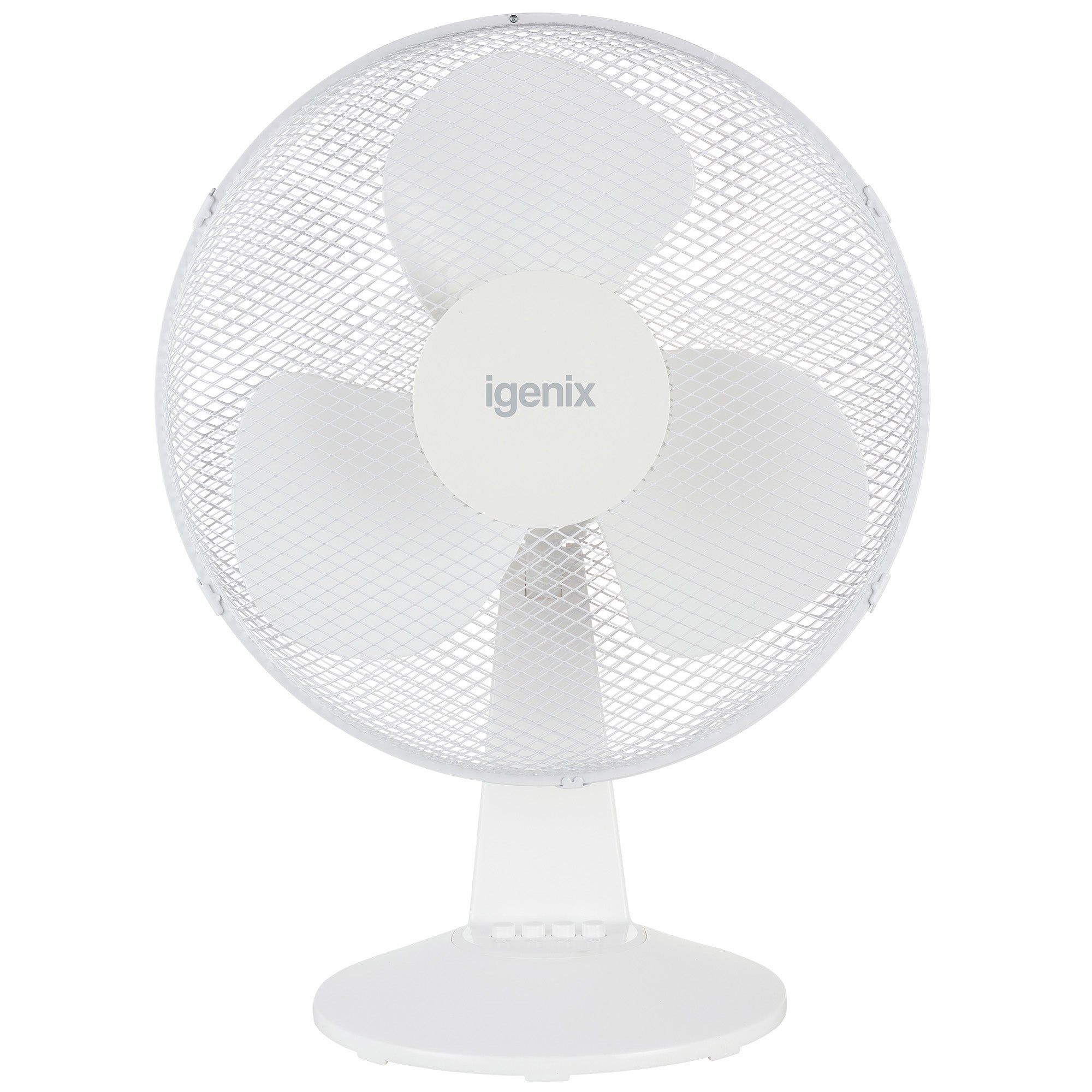 16 Inch Desk Fan, 3 Speeds, White