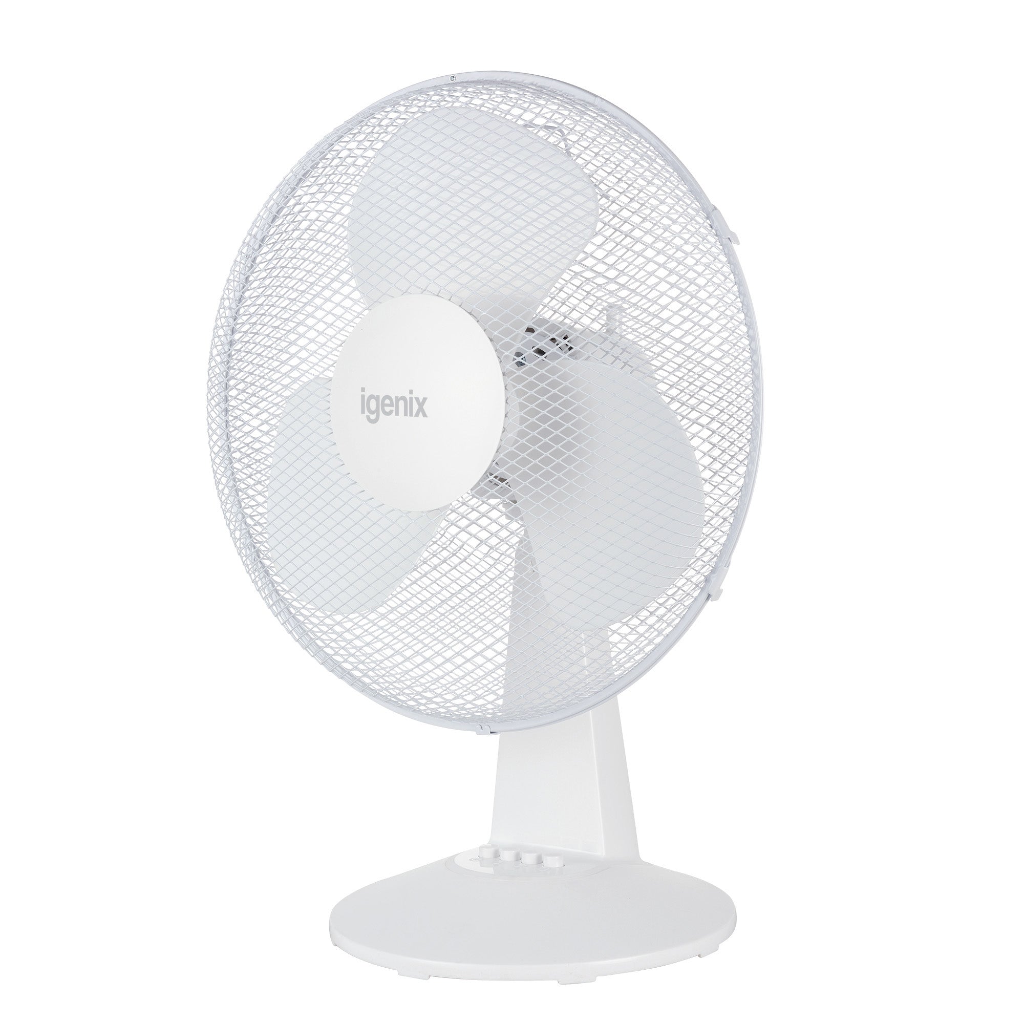 16 Inch Desk Fan, 3 Speeds, White