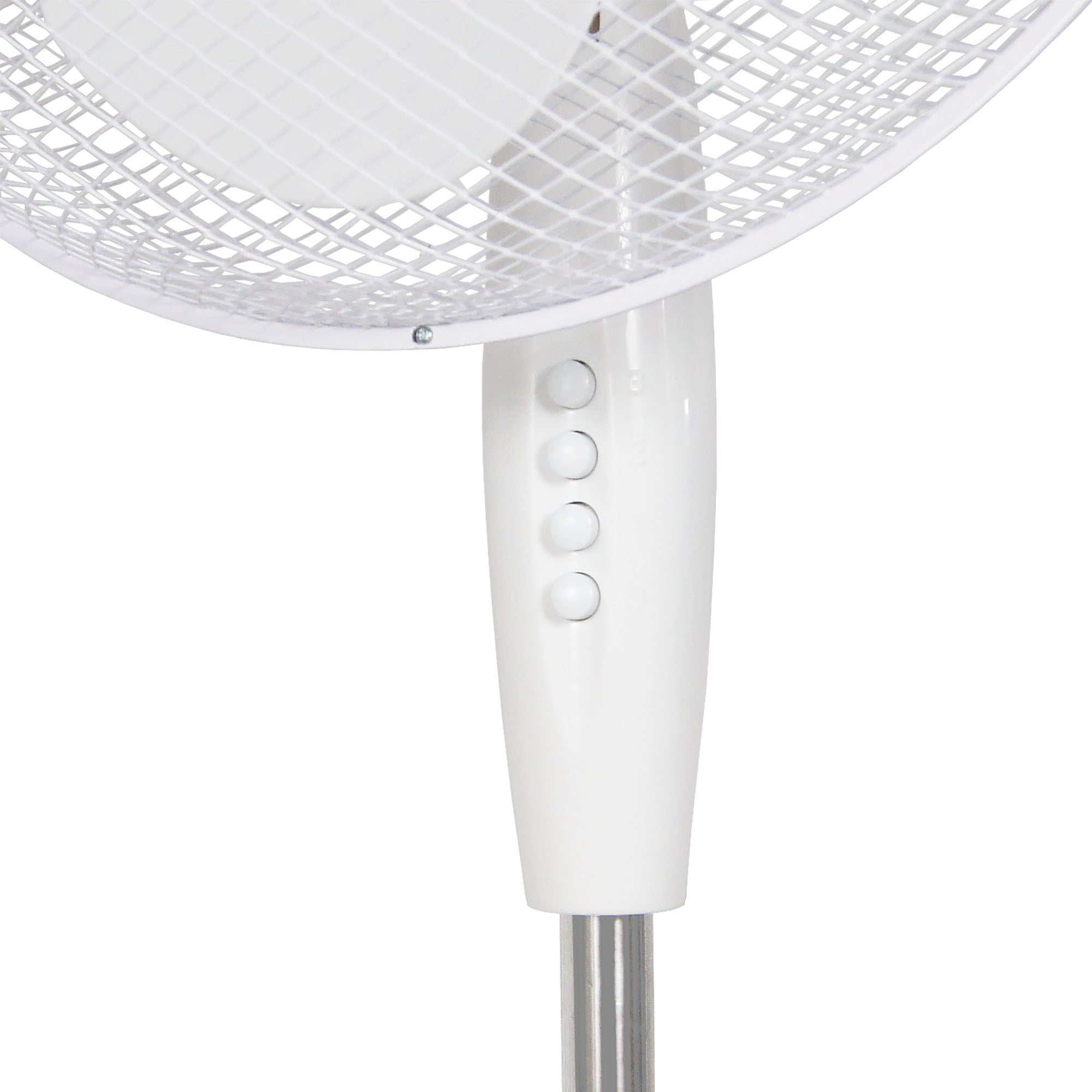 16 Inch Pedestal Fan, 3 Speeds, White