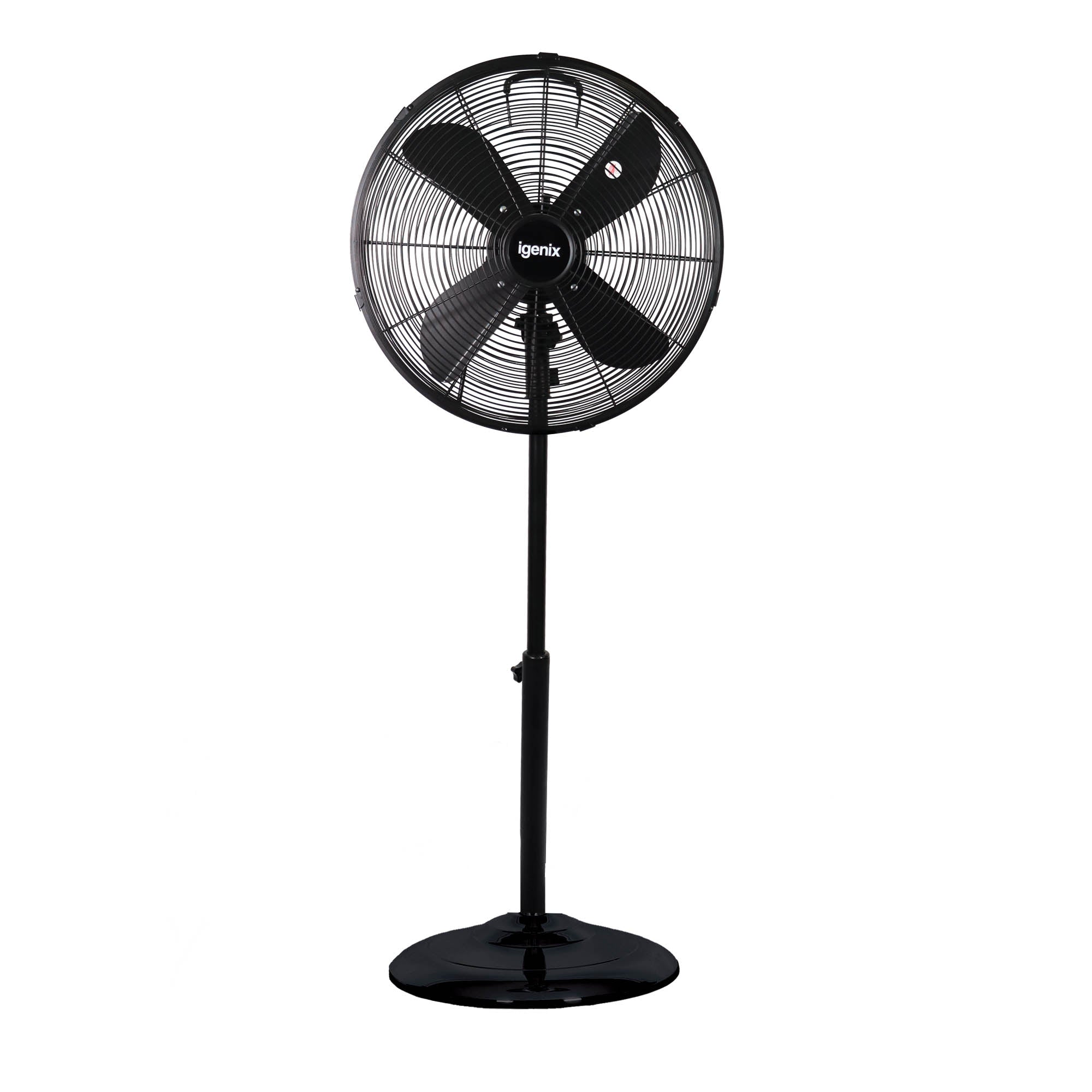 16 Inch Pedestal Fan, 3 Speeds, Black