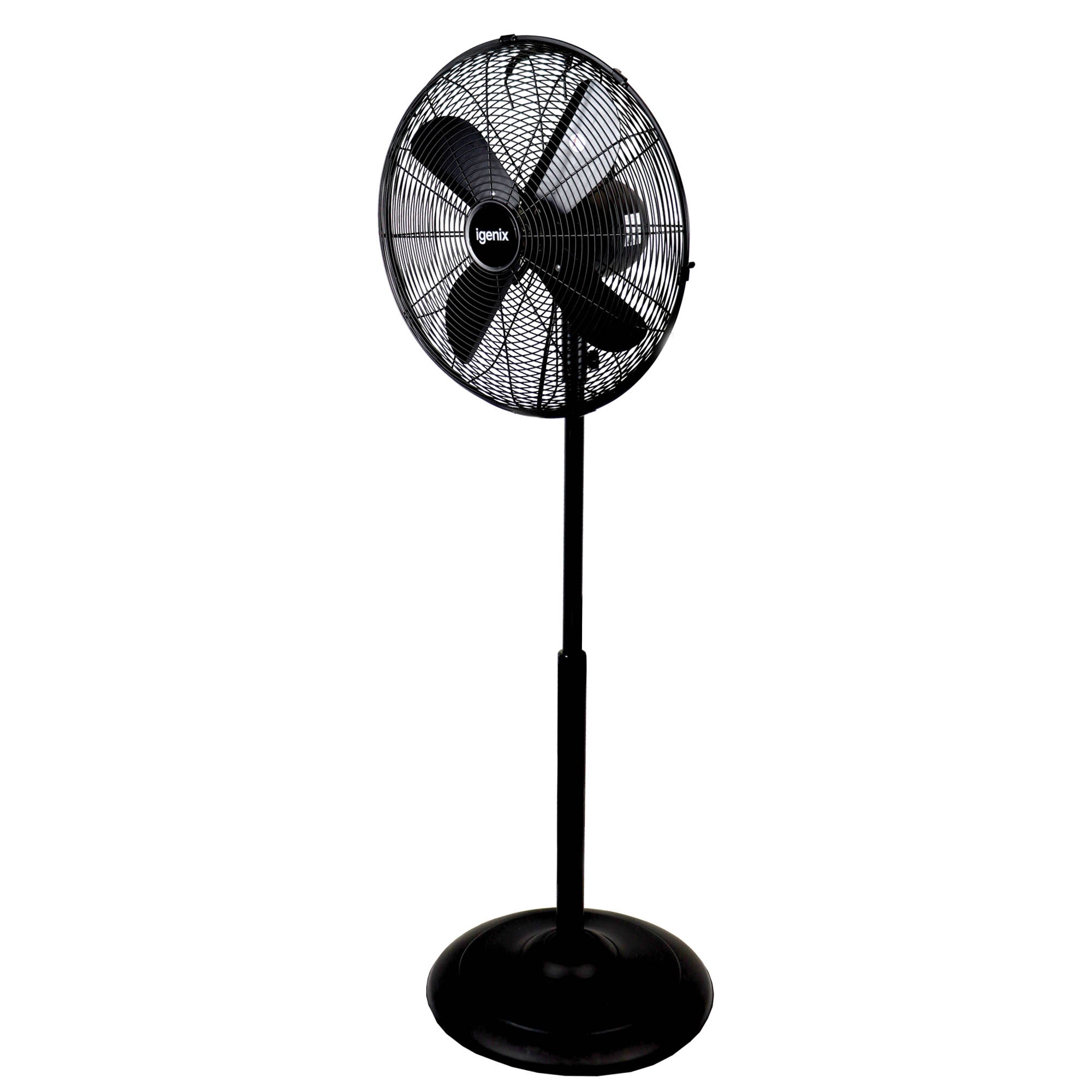 16 Inch Pedestal Fan, 3 Speeds, Black