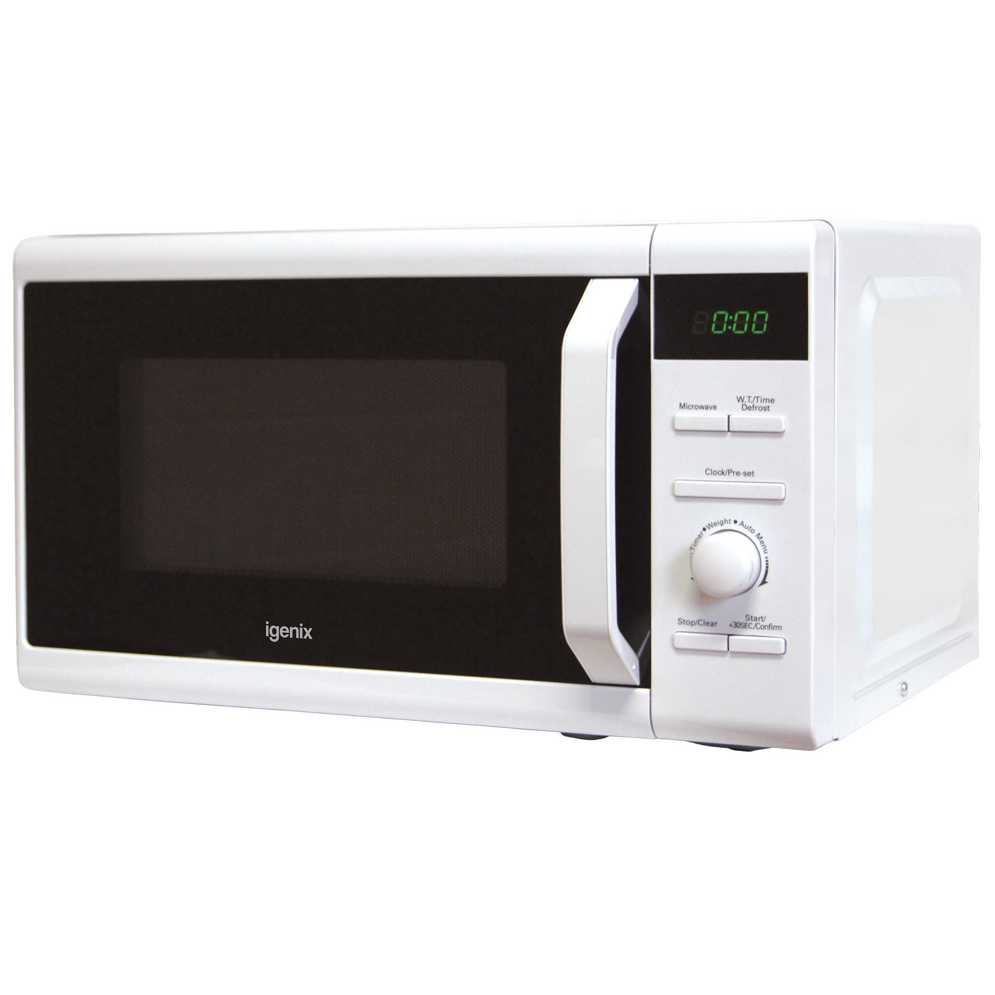 Digital Microwave, 20 Litre, 8 Cooking Settings, 800W, White