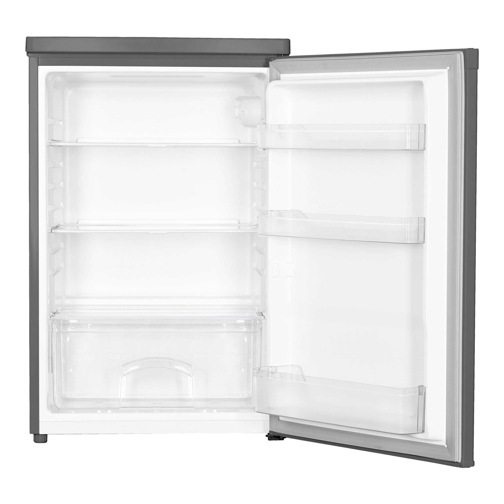 Under Counter Larder Fridge, 136 Litre, Silver