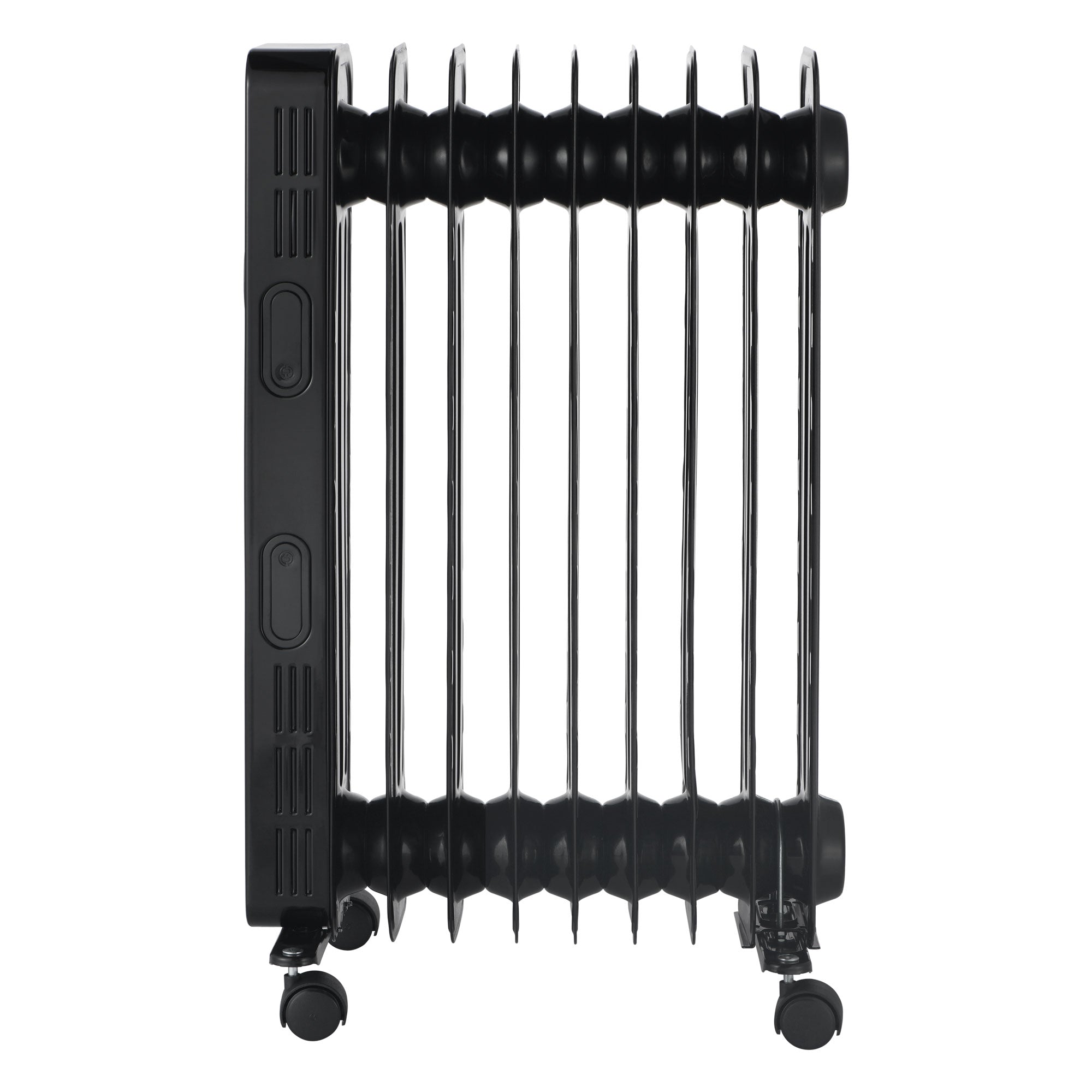 Digital Oil Filled Radiator, 2kW/2000W, Overheat Protection, Black