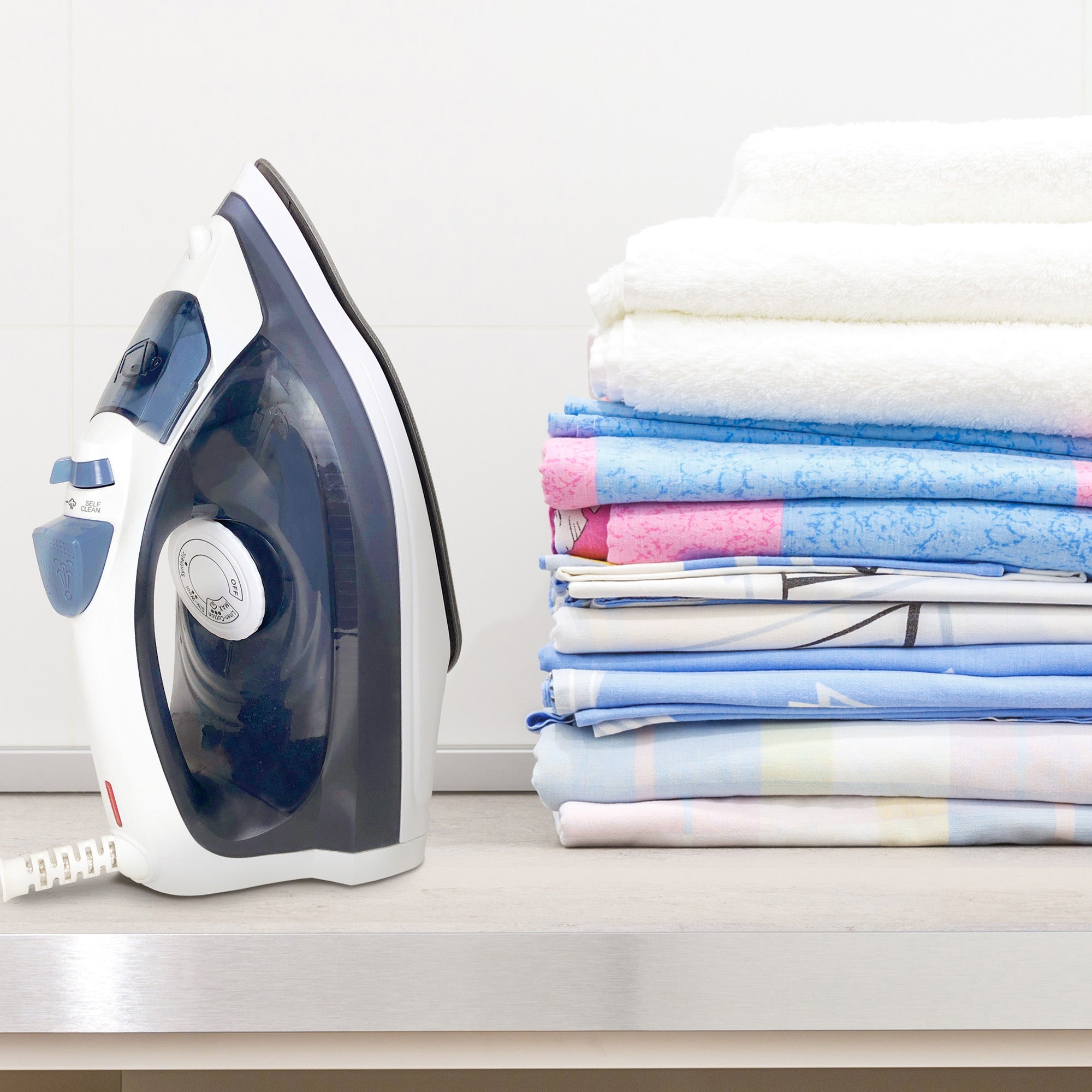 PowerSteam Lite Steam Iron, 1600W, Blue/White