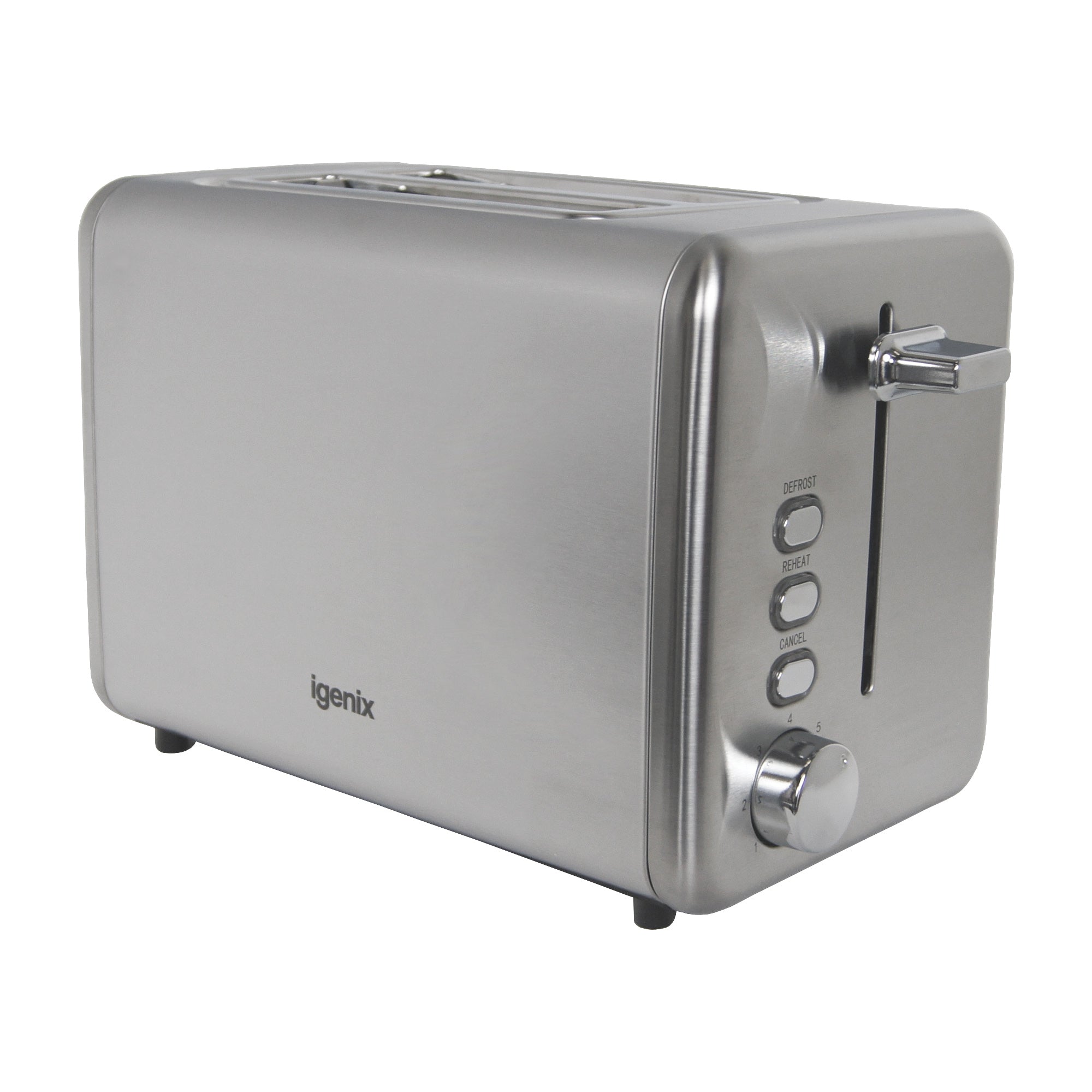 2 Slice Toaster, Stainless Steel