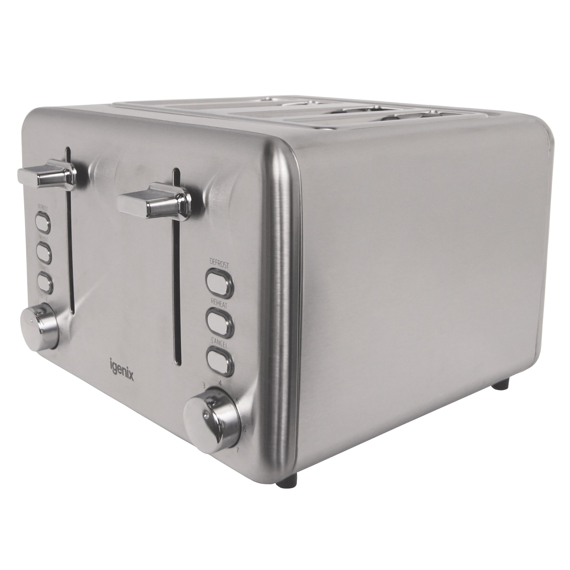 4 Slice Toaster, Stainless Steel