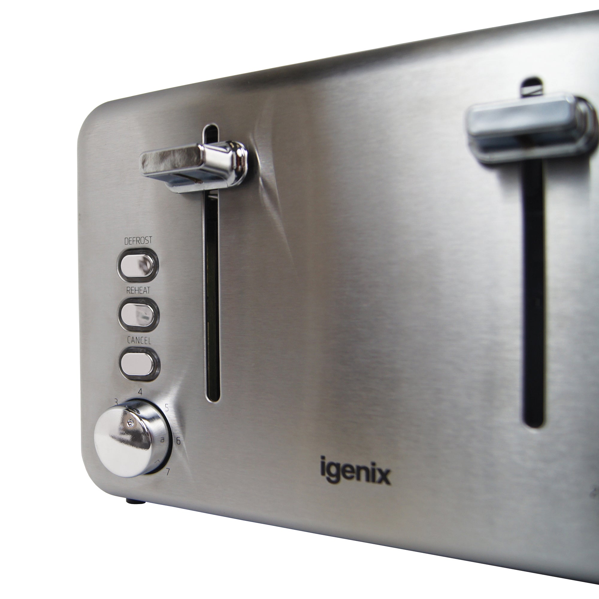 4 Slice Toaster, Stainless Steel