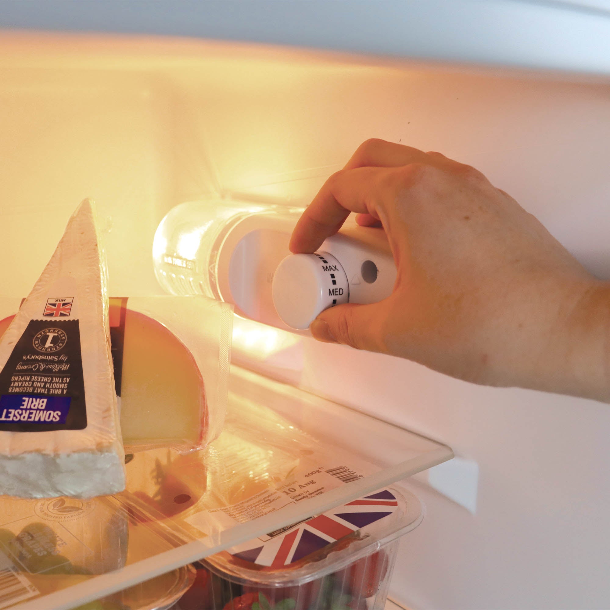 Under Counter Fridge Freezer, 87 Litre, Black