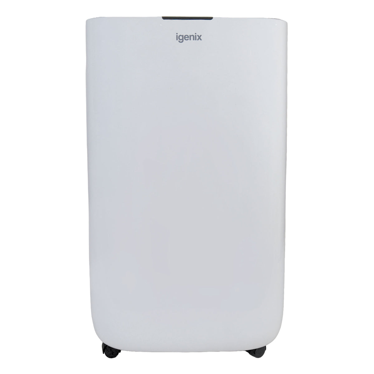 White Igenix Portable Dehumidifier, Extracts 20 Litres per Day on wheels for damp and mould removal.
