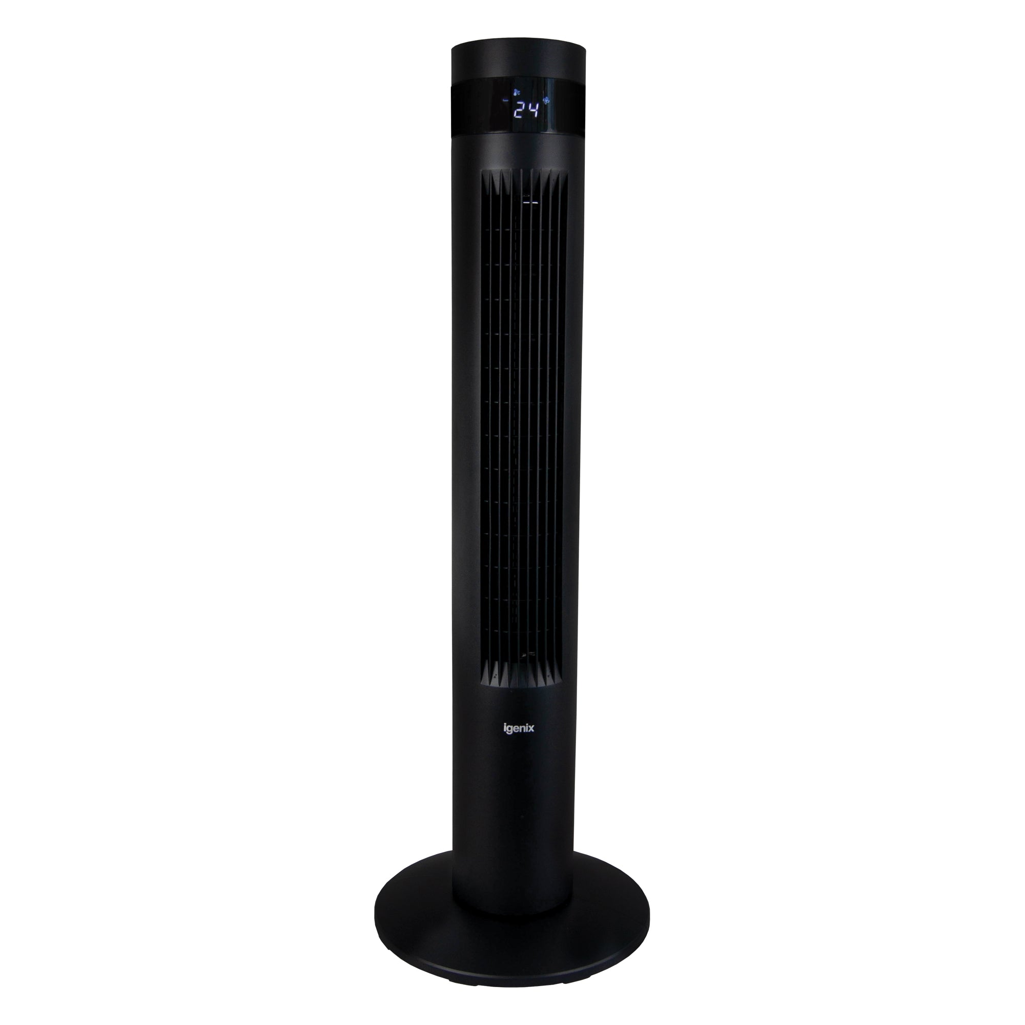 35 Inch Digital Tower Fan, 3 Speed Settings, Black