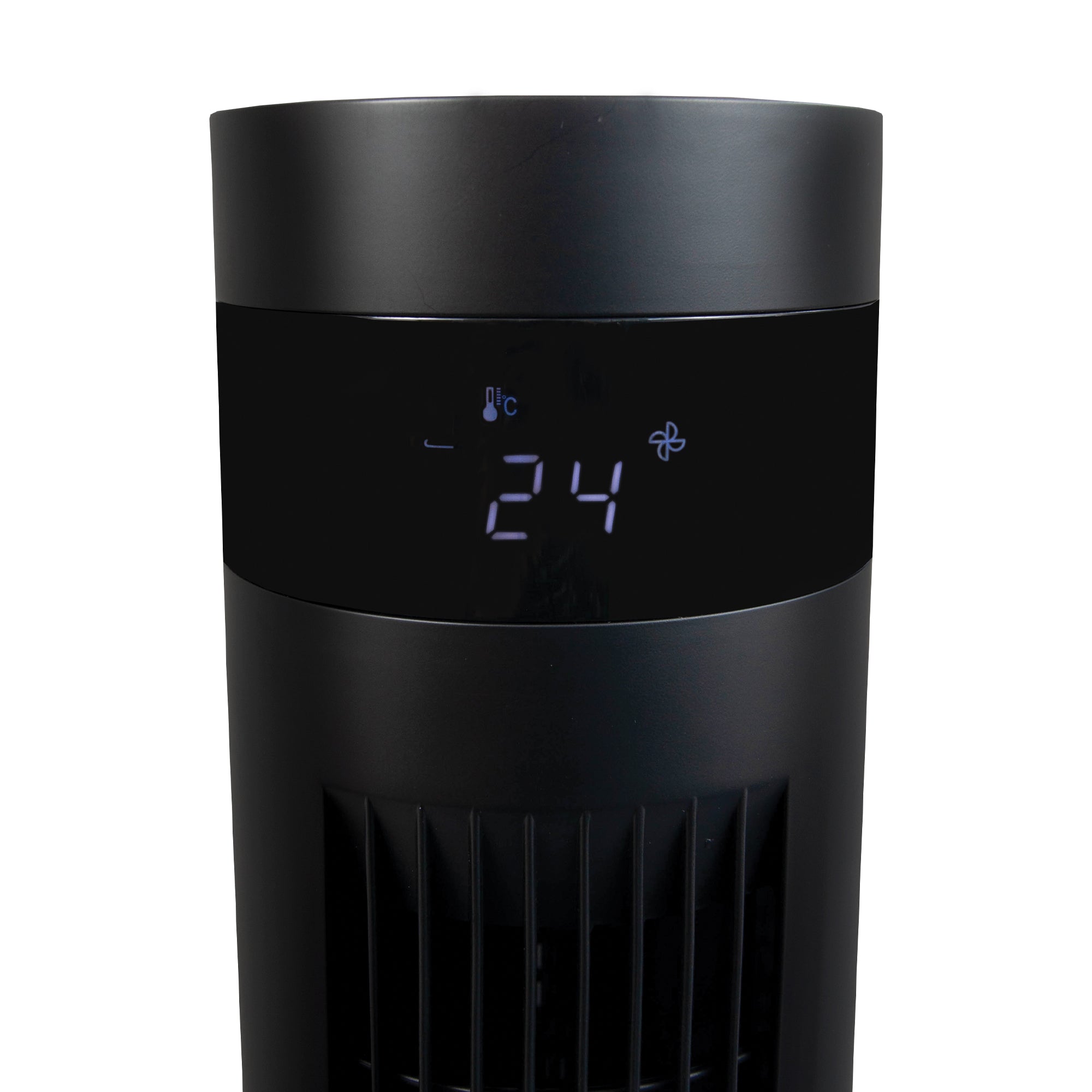 35 Inch Digital Tower Fan, 3 Speed Settings, Black