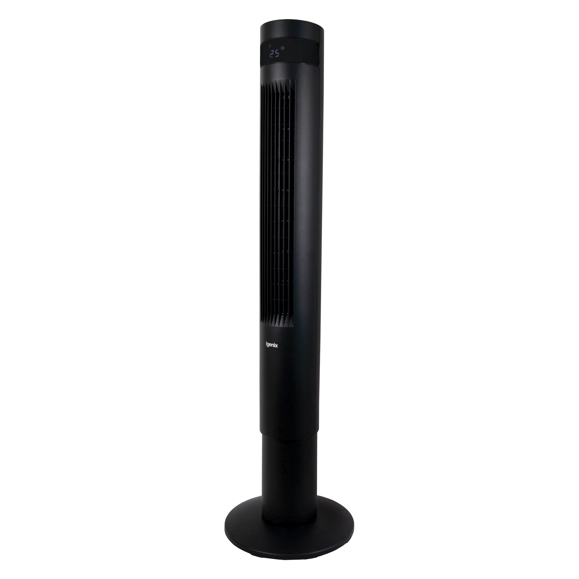 43 Inch Digital Tower Fan, 3 Speed Settings, Black