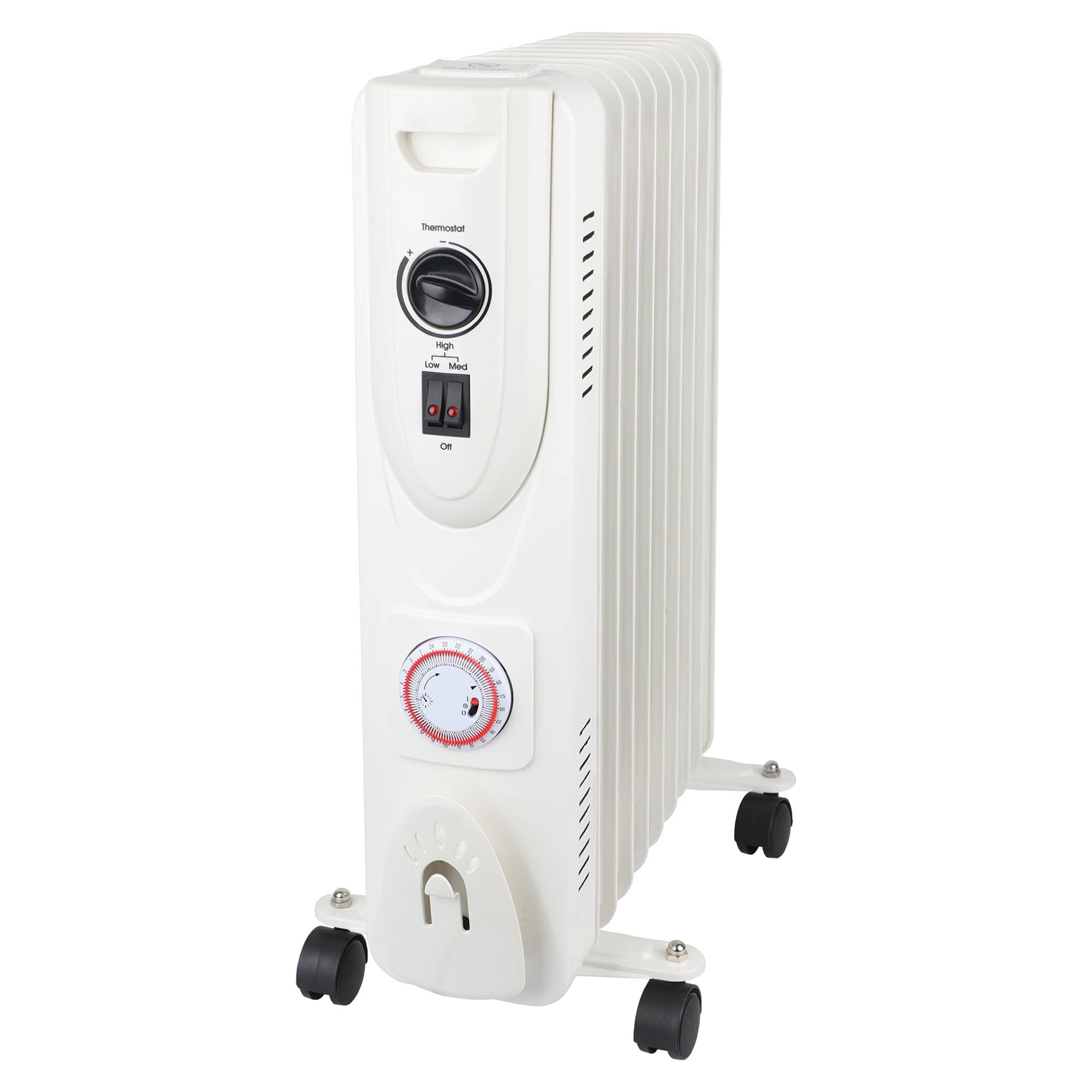 Igenix Digital Oil Filled Radiator, 2kW/2000W, Overheat Protection, Wh