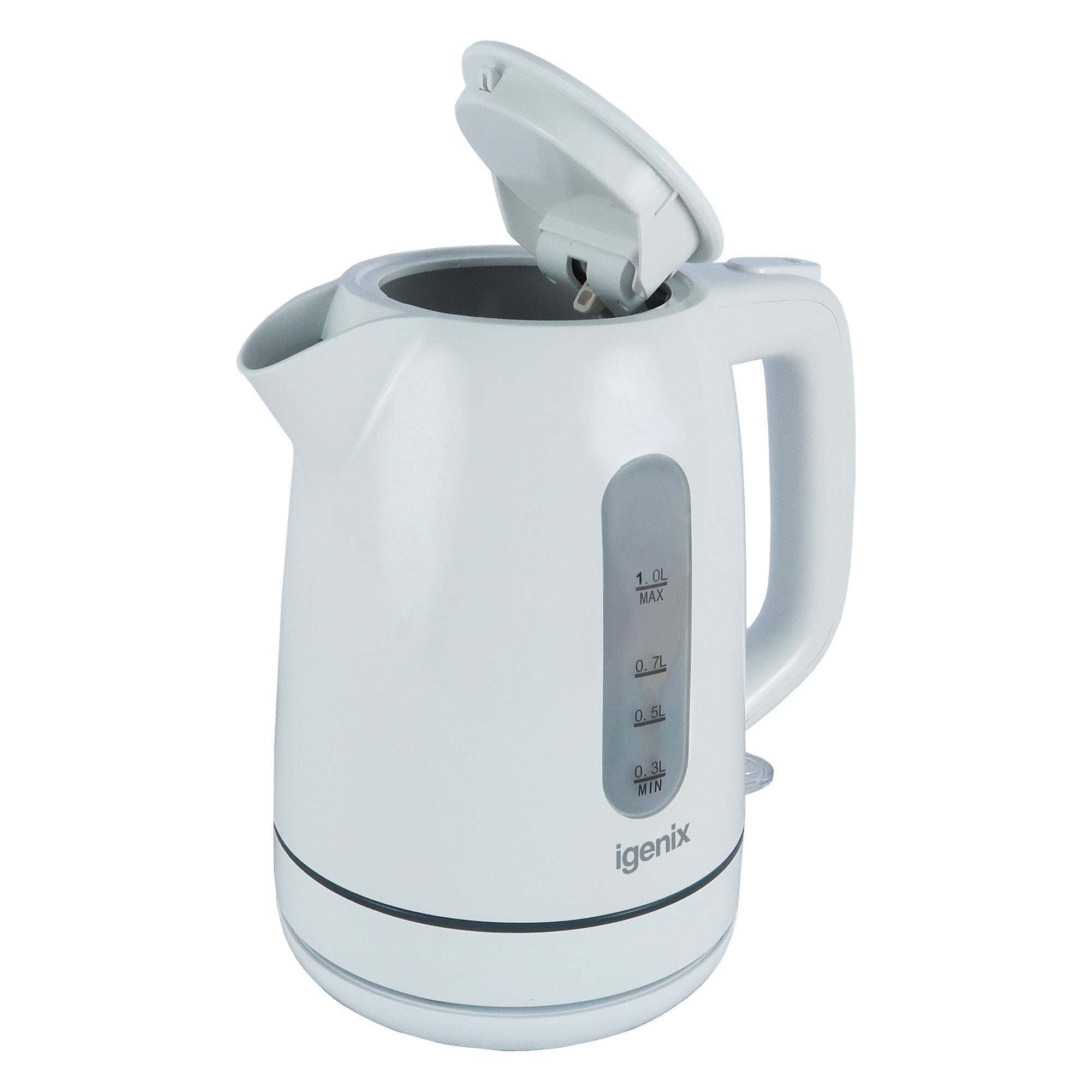 1 Litre Cordless Jug Kettle, 2200W, White