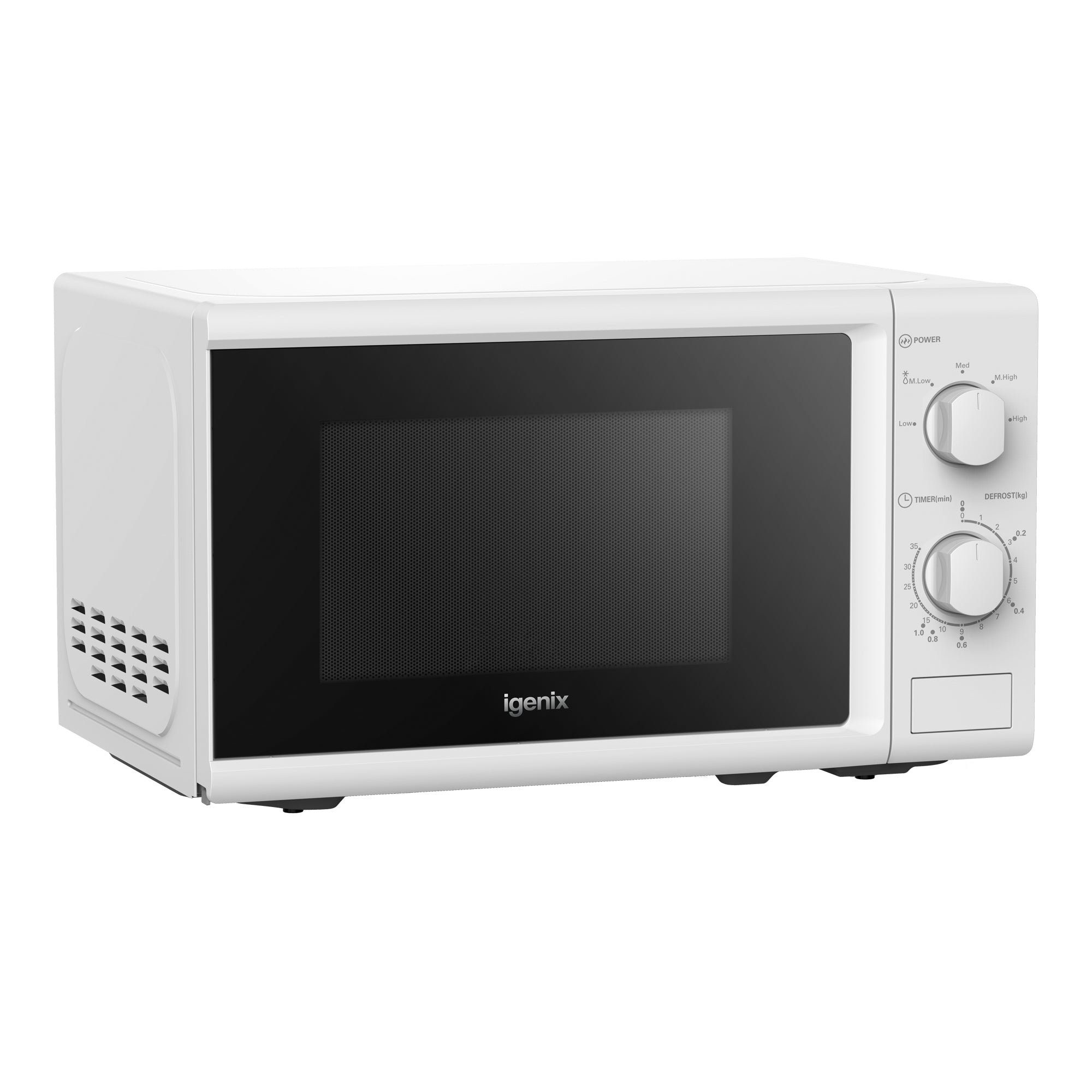 Manual Microwave, 20 Litre, 5 Power Settings, 800W, White