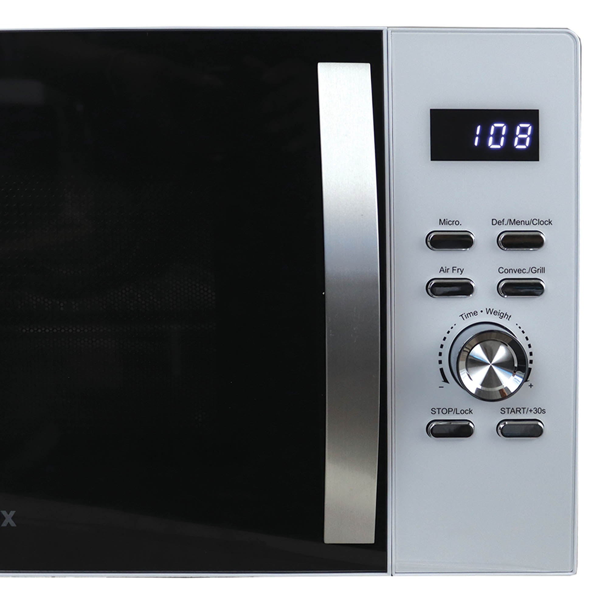 Digital Microwave, 25 Litre, 60 Min Timer, Air Fryer Function, 850W, White, IGMC02580W