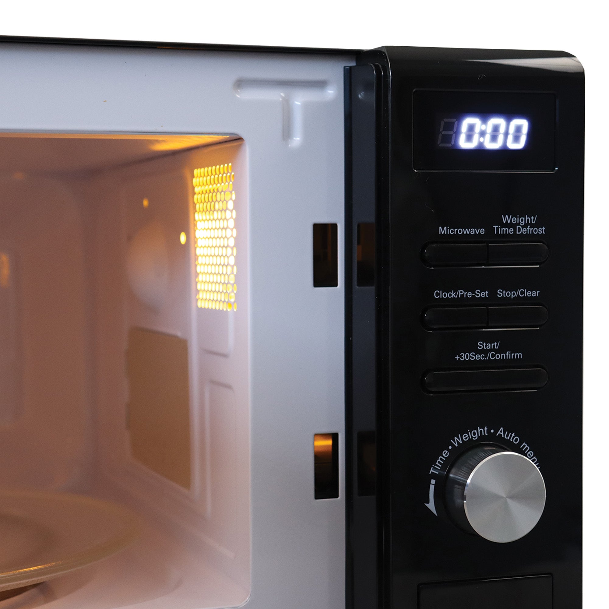 Digital Microwave, 20 Litre, 5 Power Settings, 800W, Black