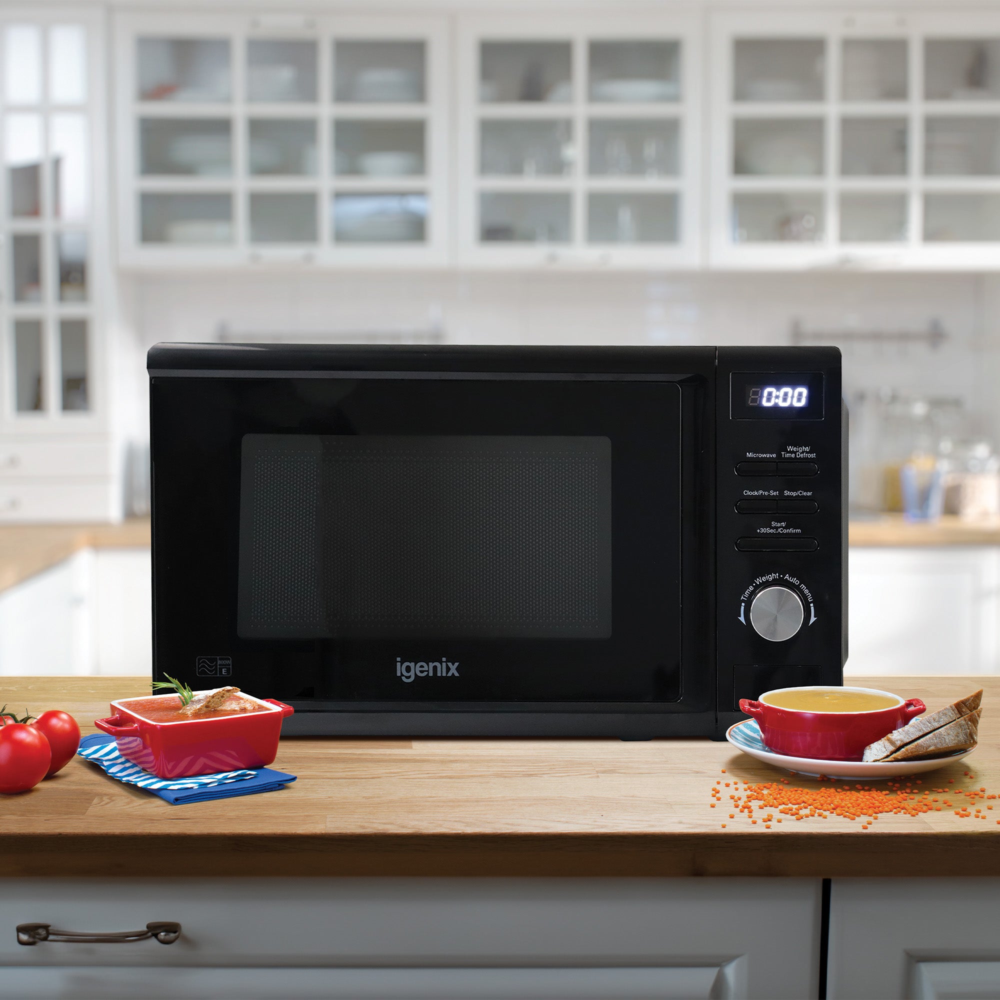 Digital Microwave, 20 Litre, 5 Power Settings, 800W, Black