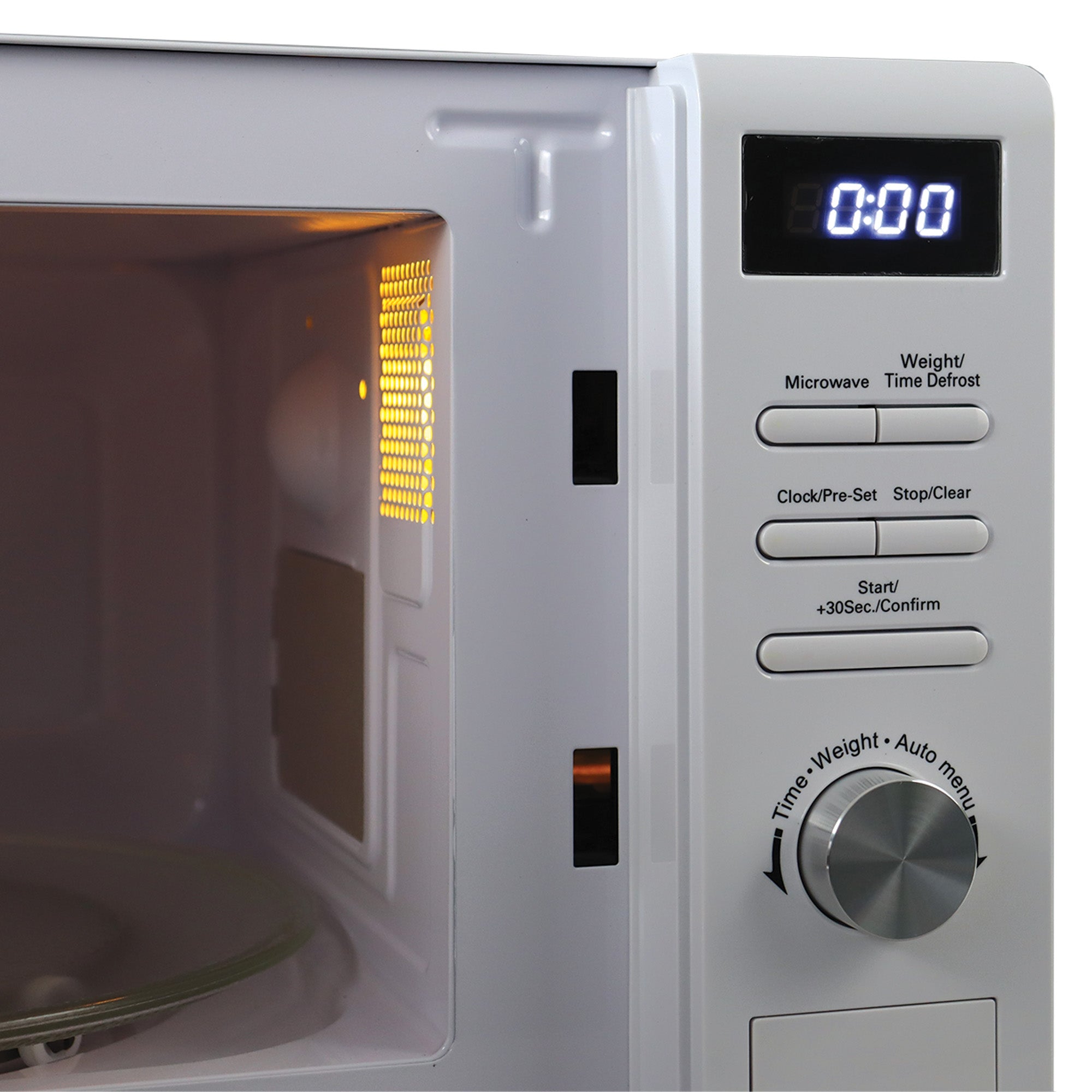 Digital Microwave, 20 Litre, 5 Power Settings, 800W, White