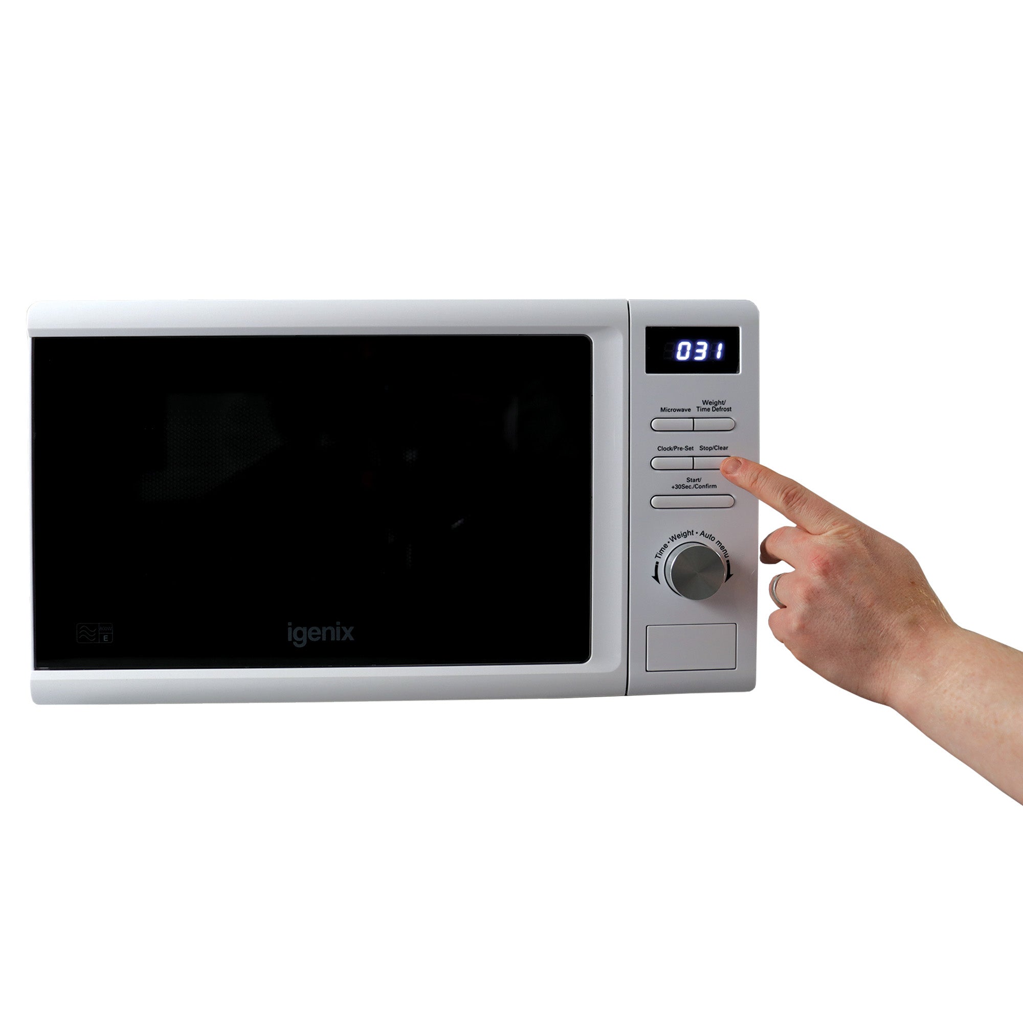 Digital Microwave, 20 Litre, 5 Power Settings, 800W, White