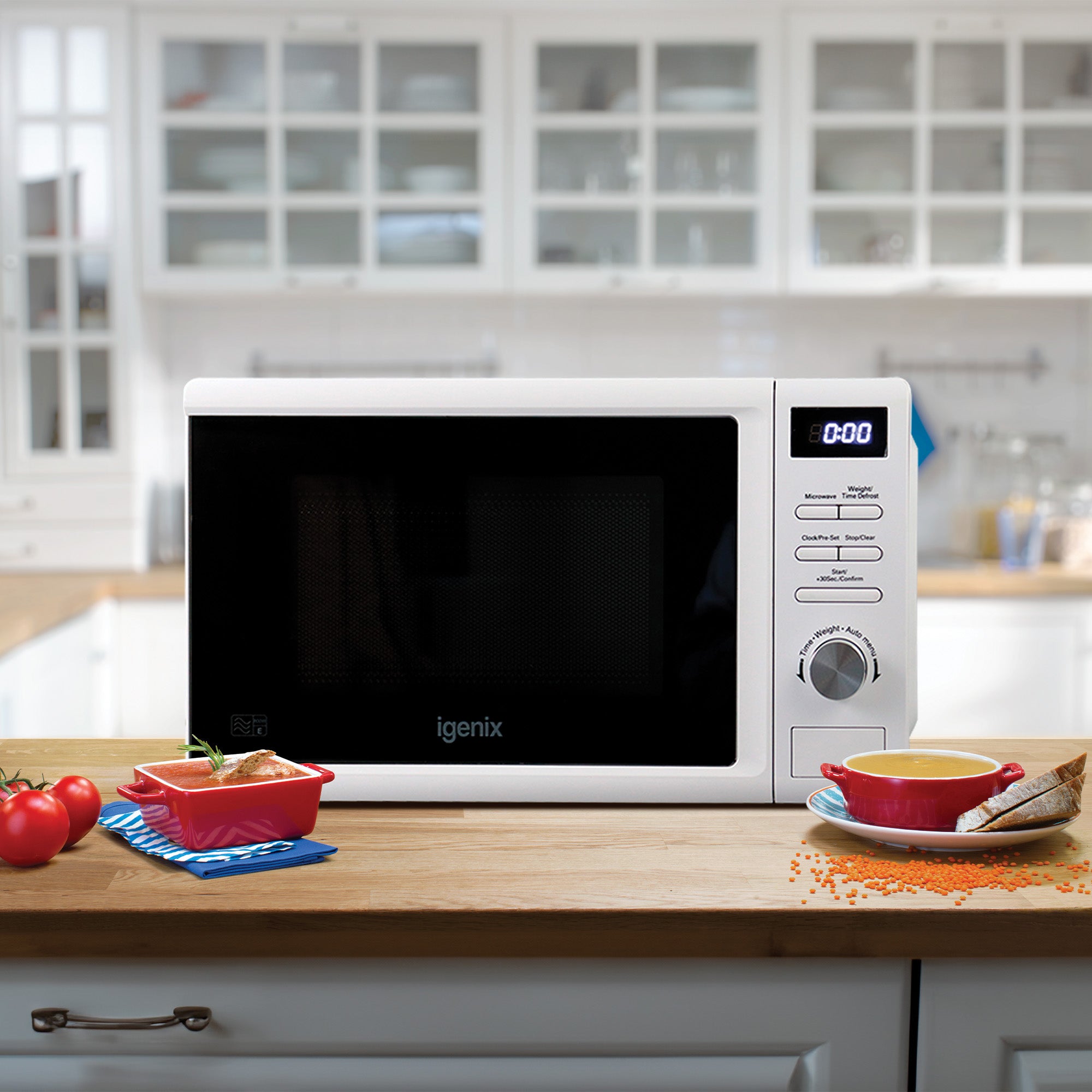 Digital Microwave, 20 Litre, 5 Power Settings, 800W, White