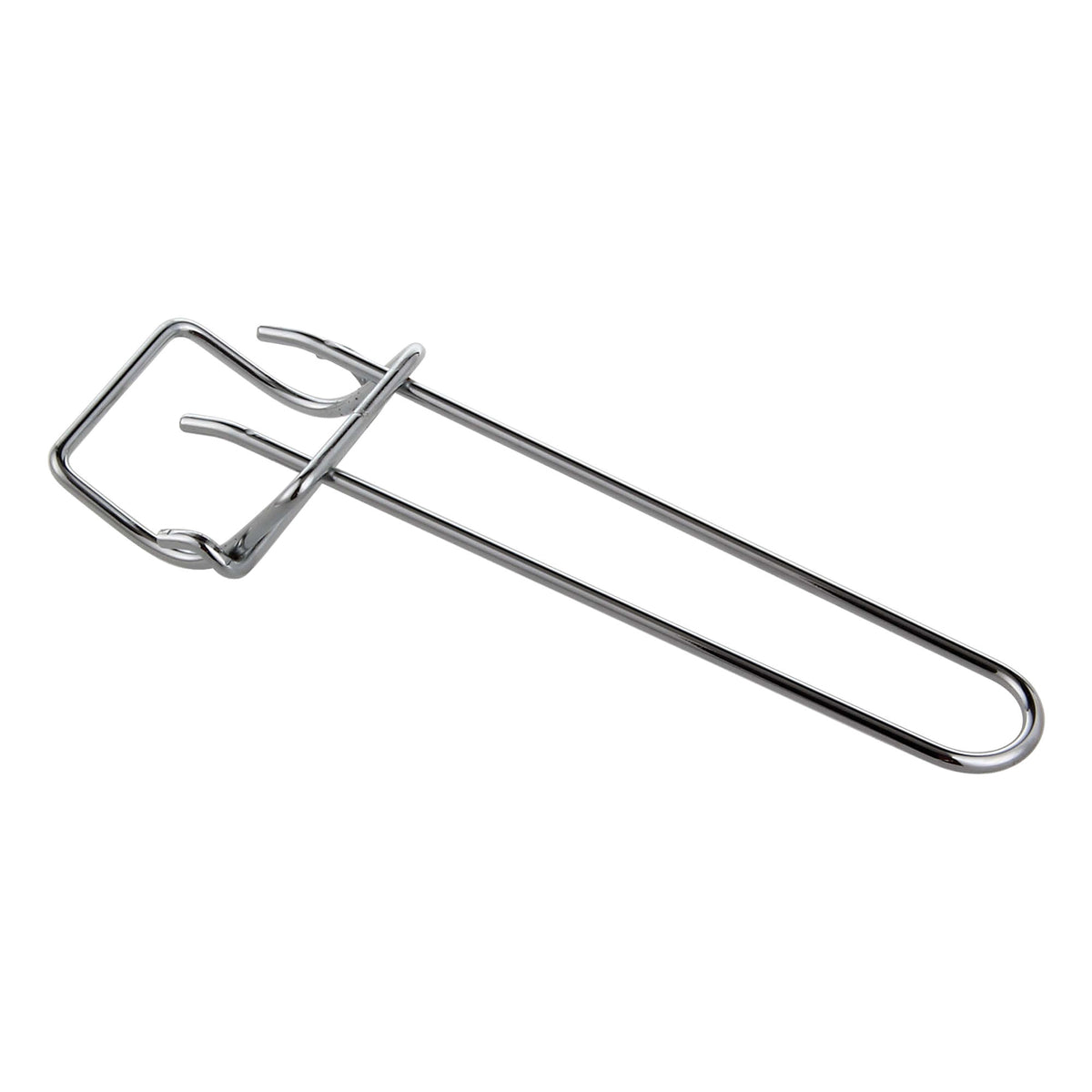 A metal wire toasting fork with two prongs and a handle, designed for safely holding food over an open flame, grill, or when using the Igenix 30L Mini Oven With Hotplates (White).