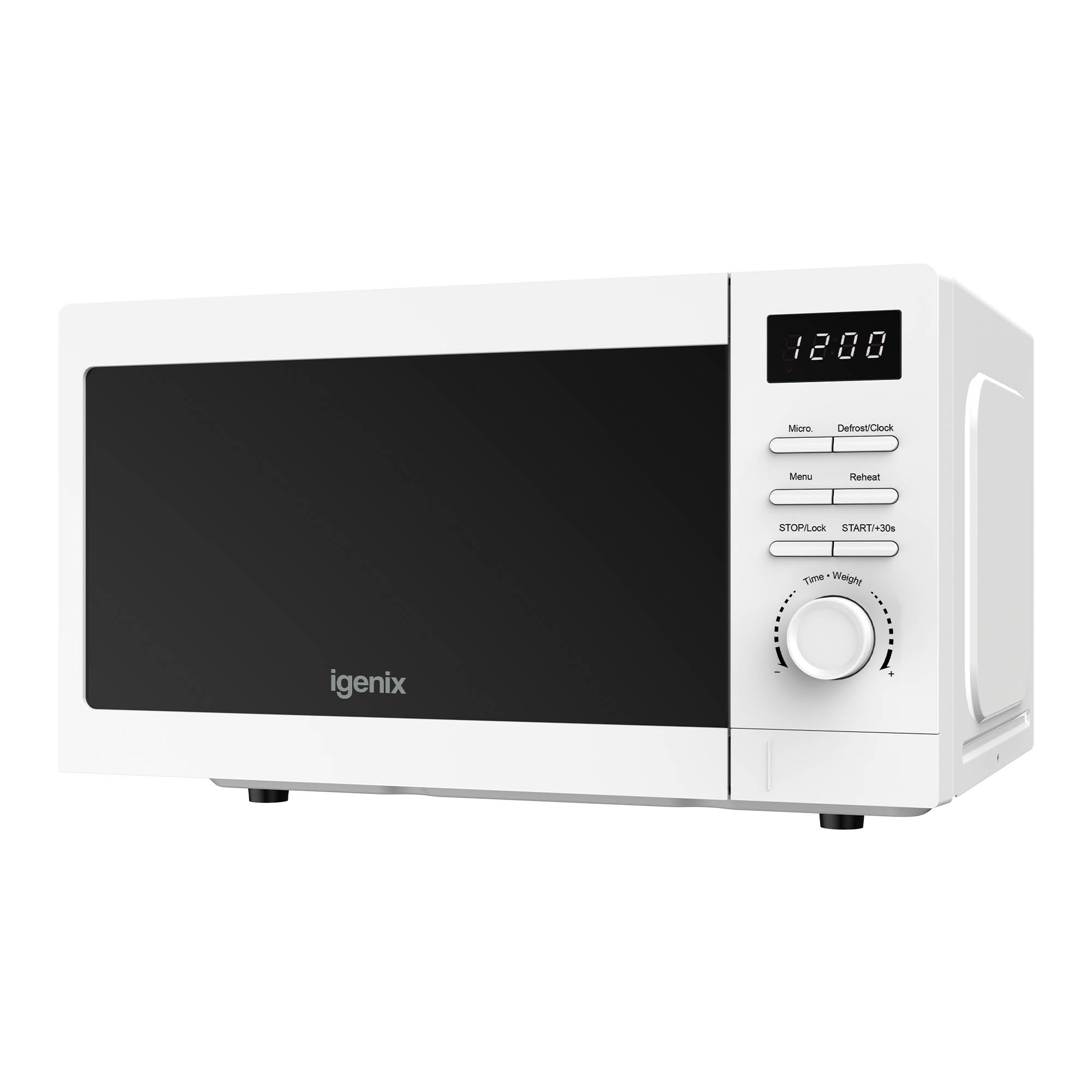 Digital Microwave, 20 Litre, 5 Power Settings, 800W, White IGMS02080W