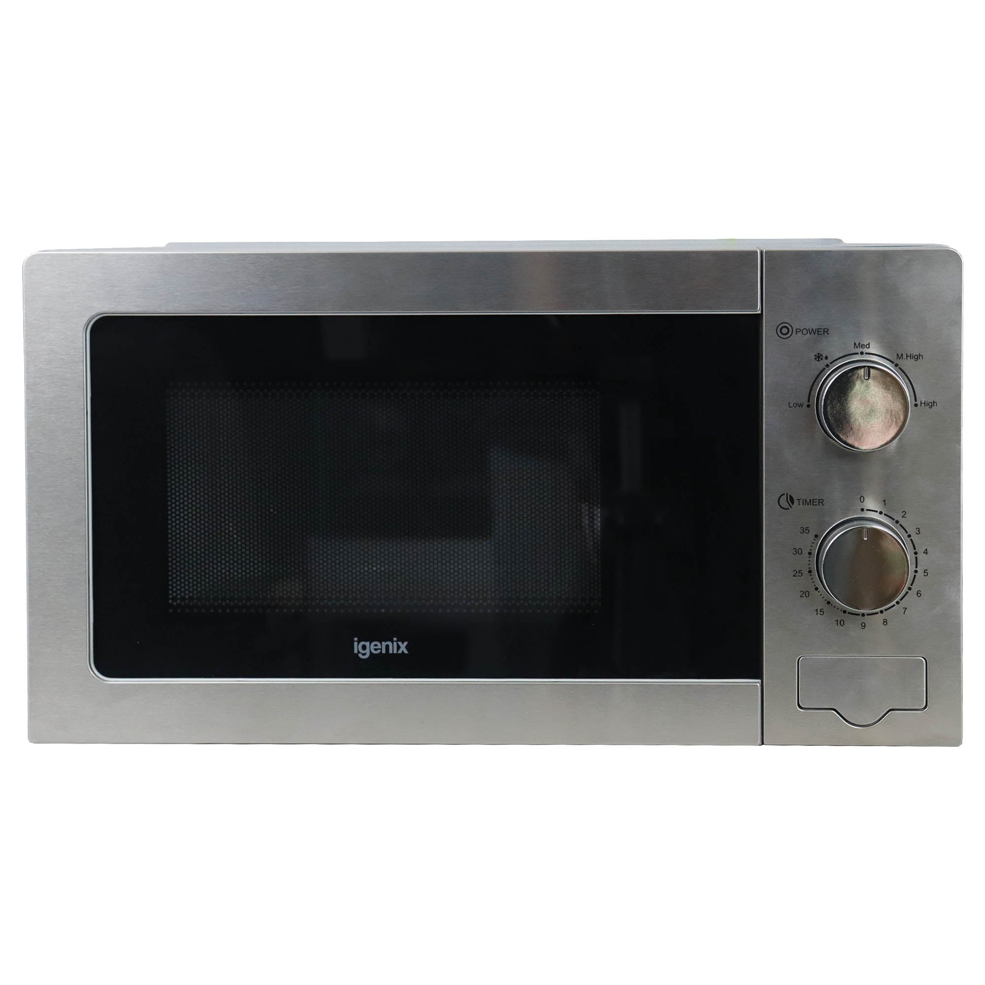 Manual Microwave, 20 Litre, 5 Power Settings, 800W, Stainless Steel, IGMS02081SS