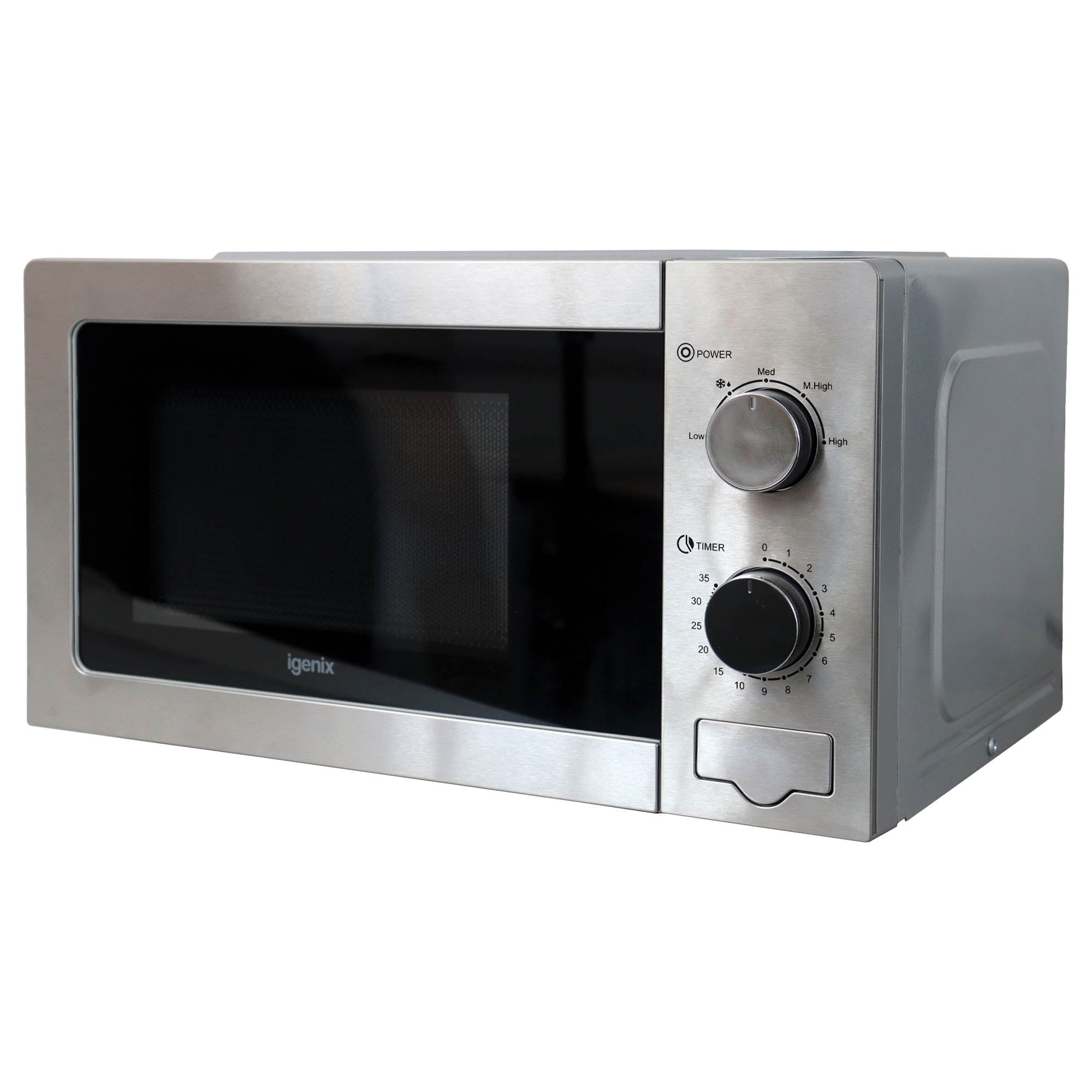 Manual Microwave, 20 Litre, 5 Power Settings, 800W, Stainless Steel, IGMS02081SS