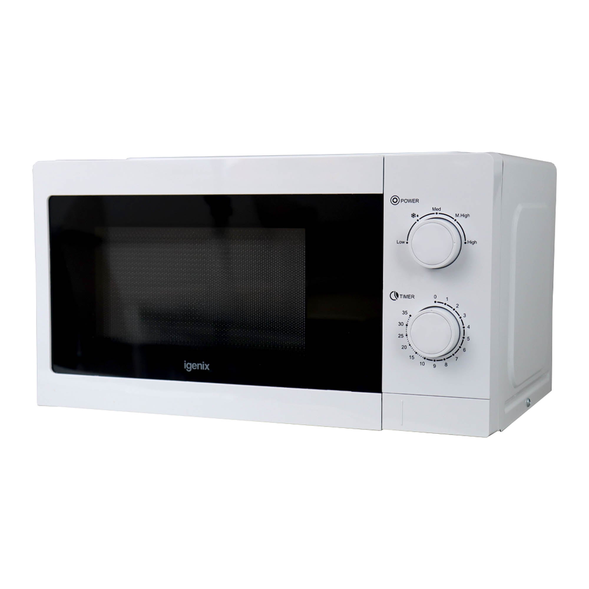 Manual Microwave, 20 Litre, 5 Power Settings, 800W, White, IGMS08080W