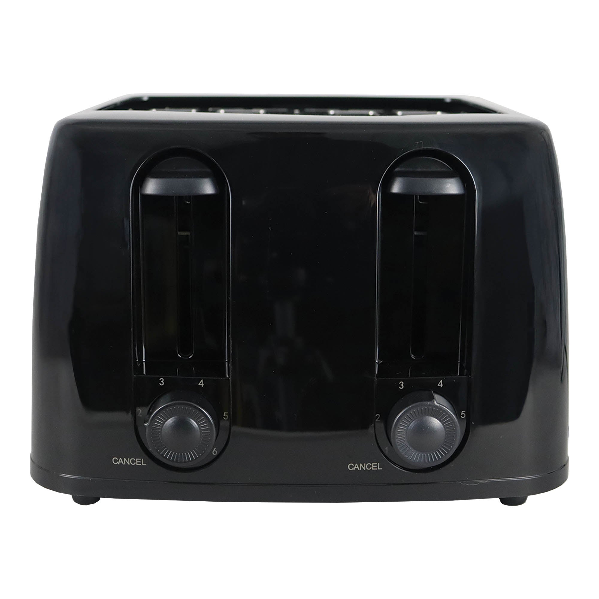 4 Slice Toaster, 1300W, 6 Browning Levels, Control Dial, Tray, Cord Storage