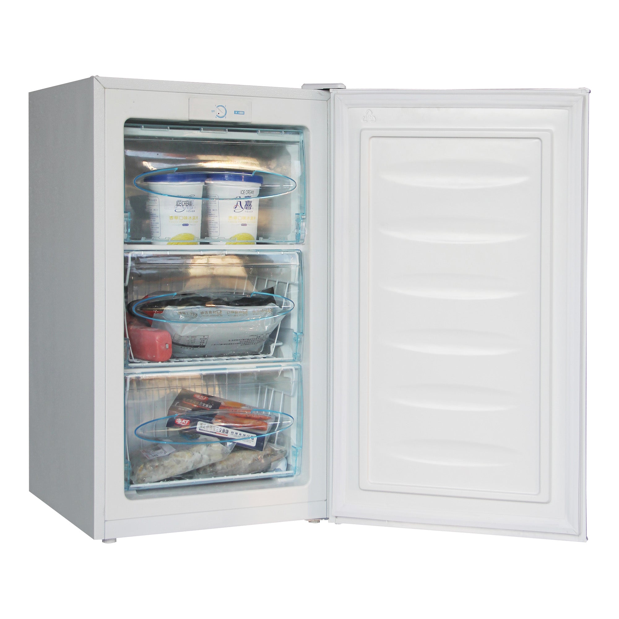 Under Counter Freezer, 60 Litre, Reversible Door, White
