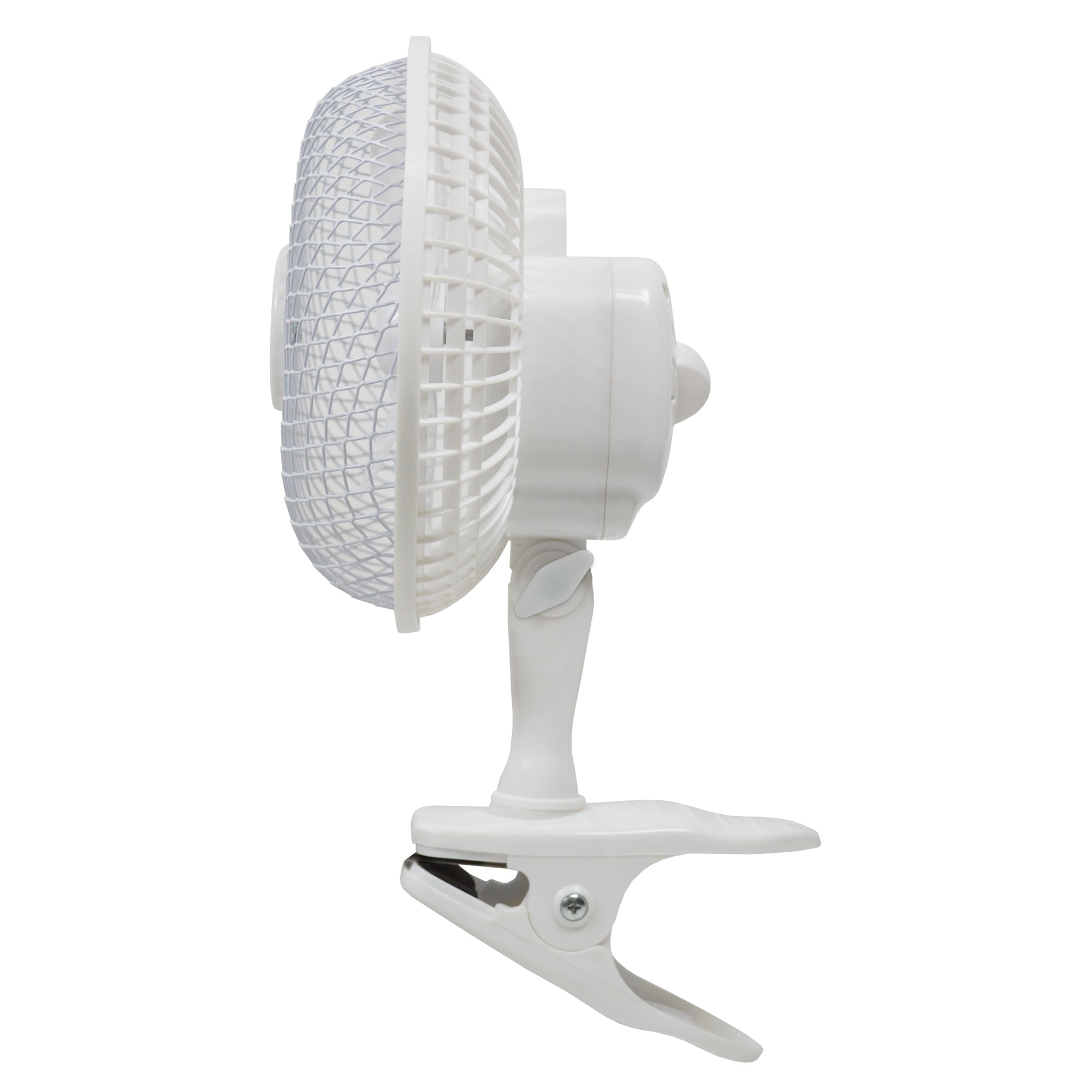 Clip On Desk Fan, 2 Speeds, 6 Inch, White