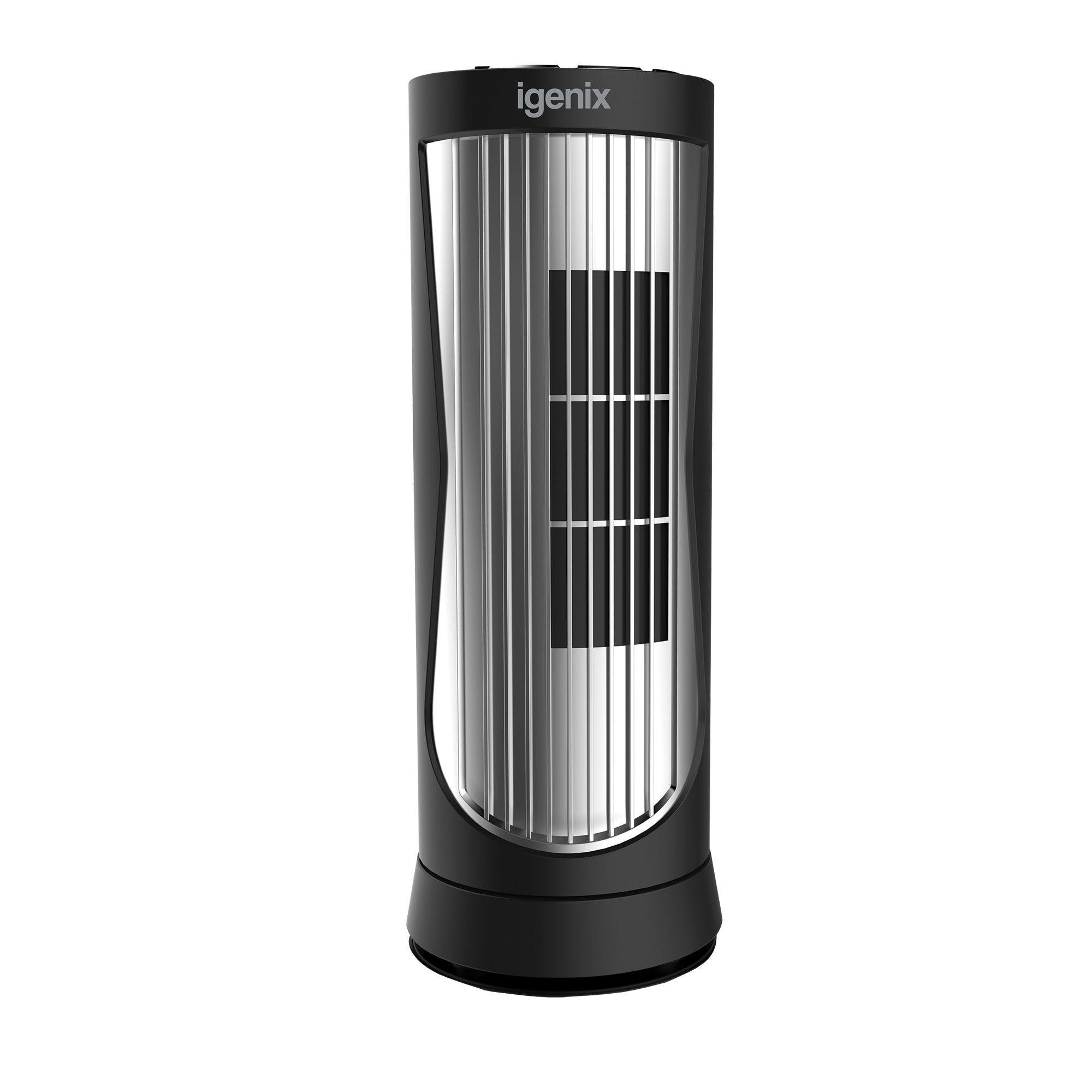 Digital Mini Tower Fan, Oscillating, 12 Inch, Black