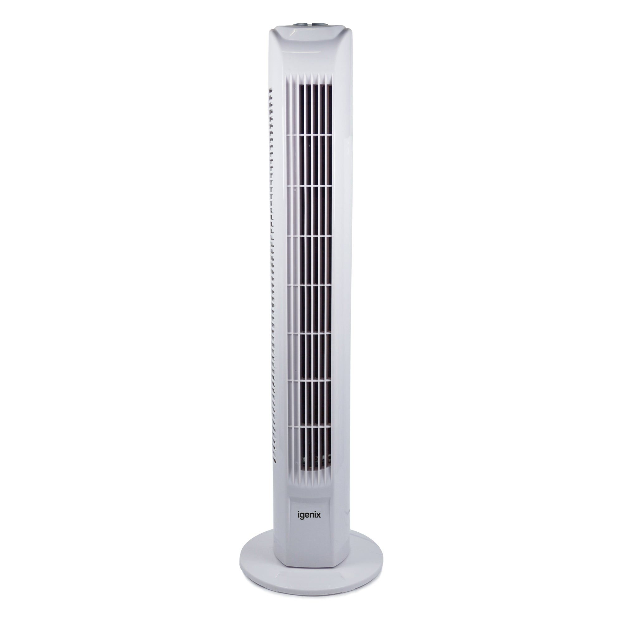 Tower Fan, Oscillating, 7.5 Hour Timer, 29 Inch, White