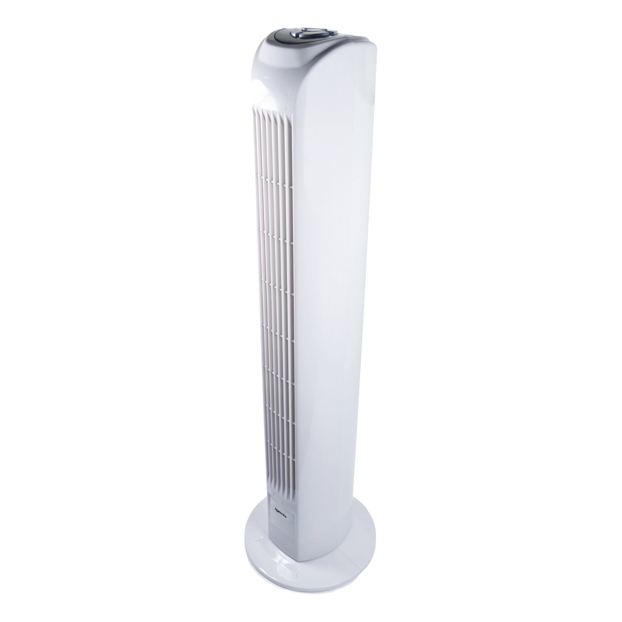 Tower Fan, Oscillating, 7.5 Hour Timer, 29 Inch, White