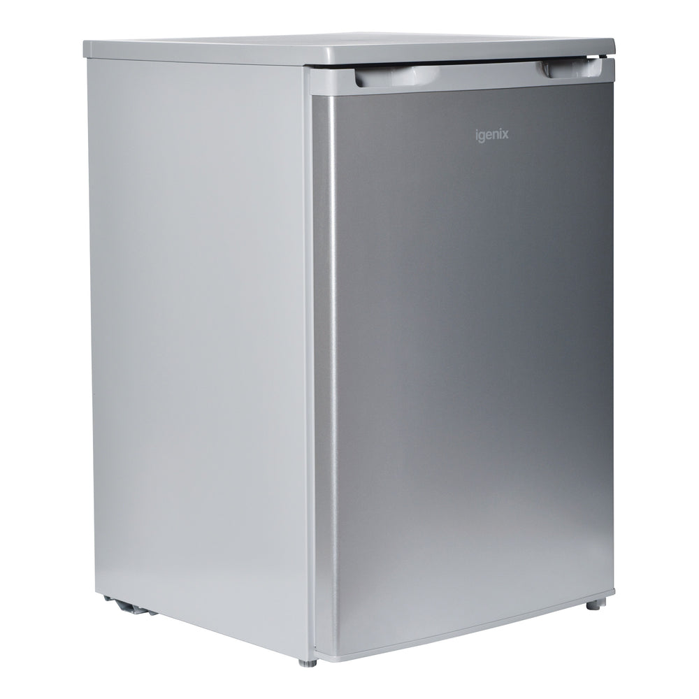 Silver Frigde Under Counter Fridge with Ice Box, Silver