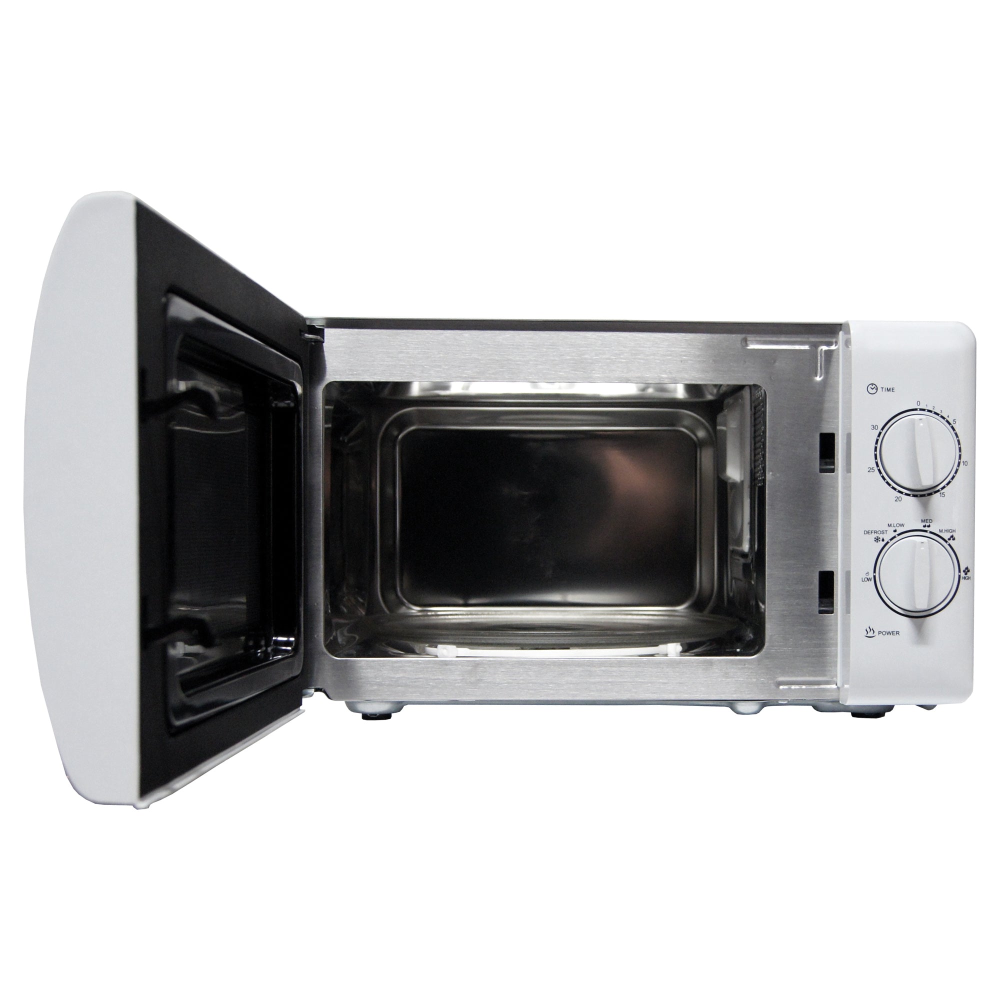 Manual Microwave, 20 Litre, Easy Clean Interior, 700W, White