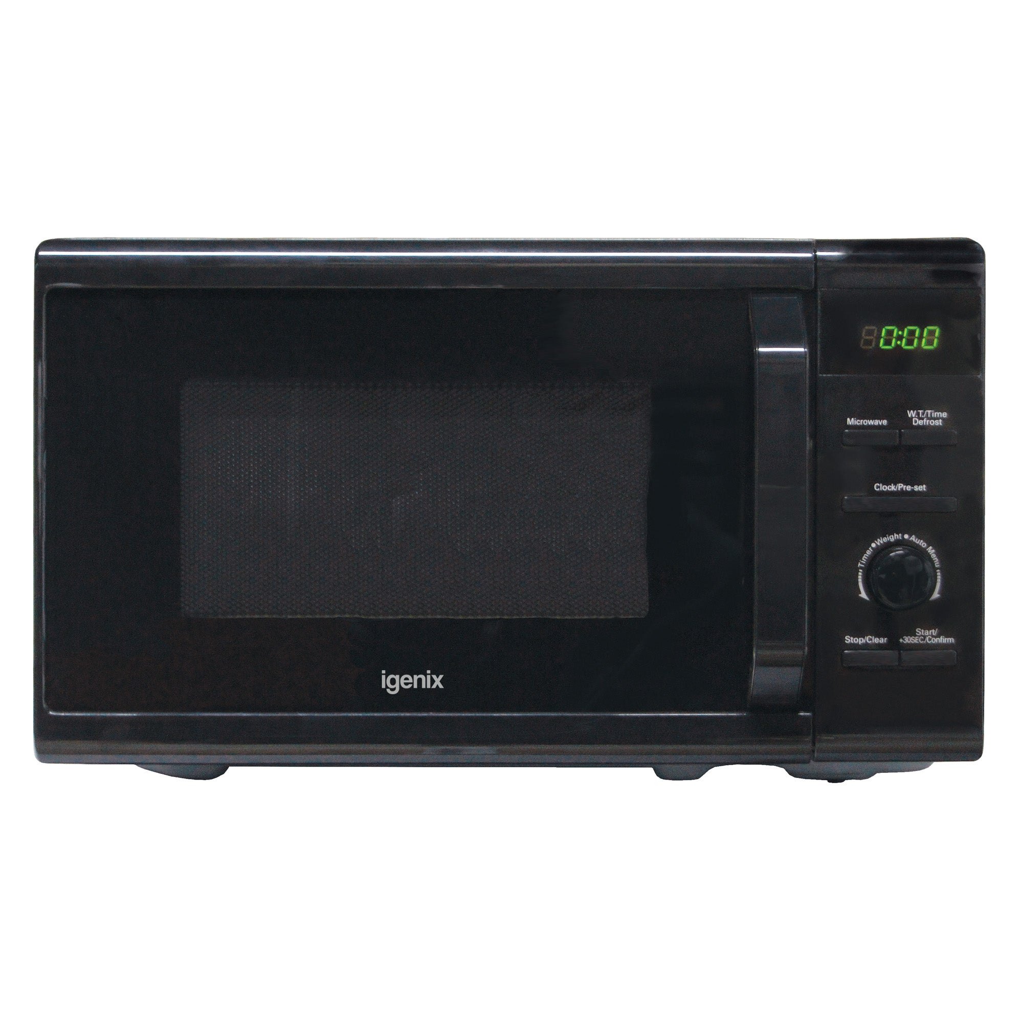 Digital Microwave, 20 Litre, 8 Cooking Settings, 800W, Black