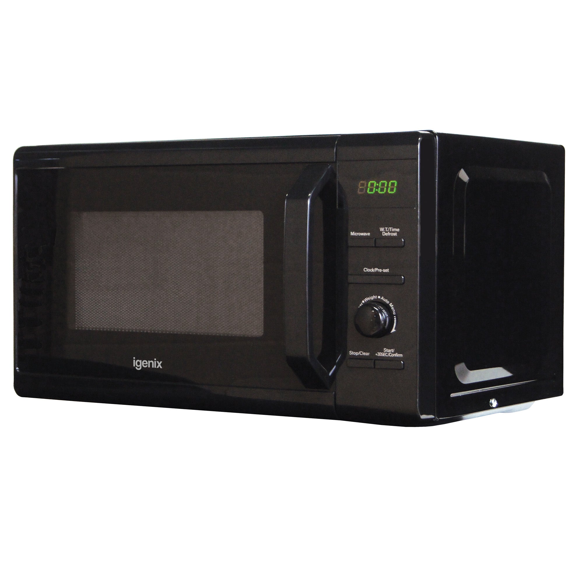 Digital Microwave, 20 Litre, 8 Cooking Settings, 800W, Black