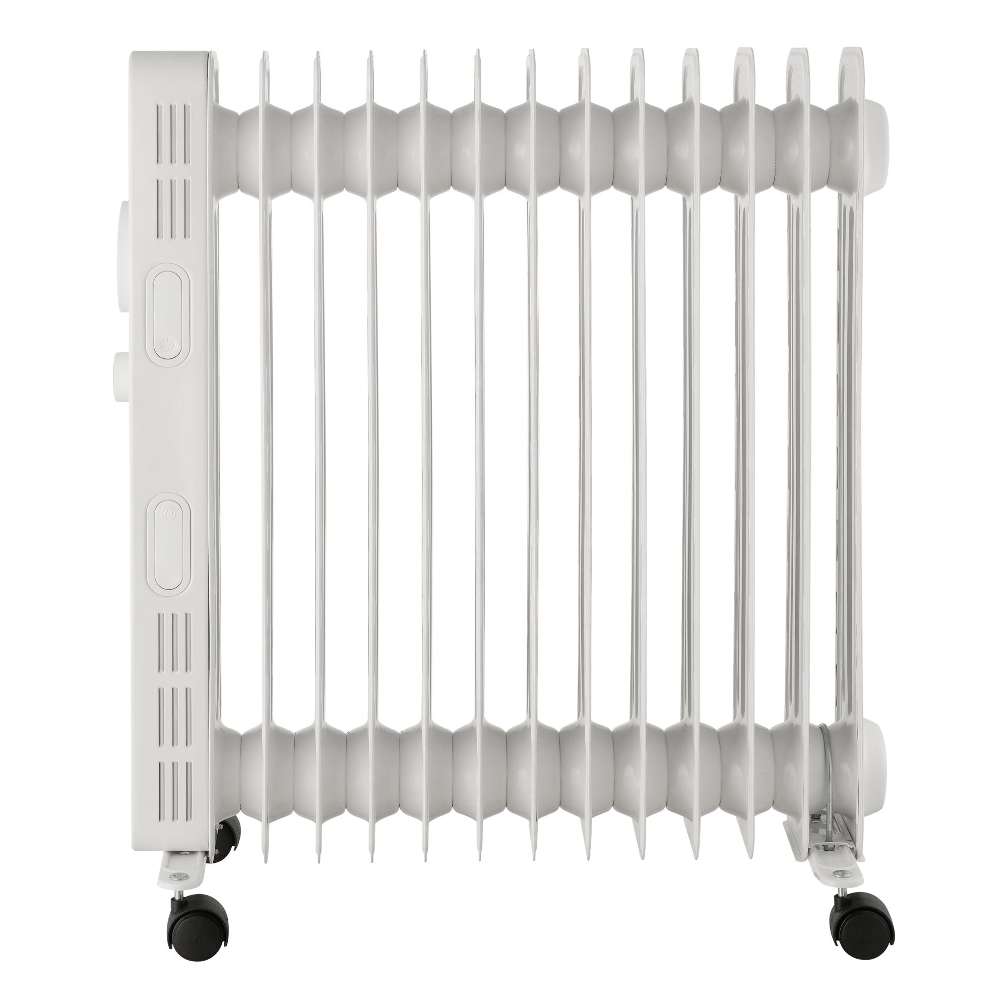 Oil Filled Radiator, 2.5kW/2500W, Overheat Protection, White