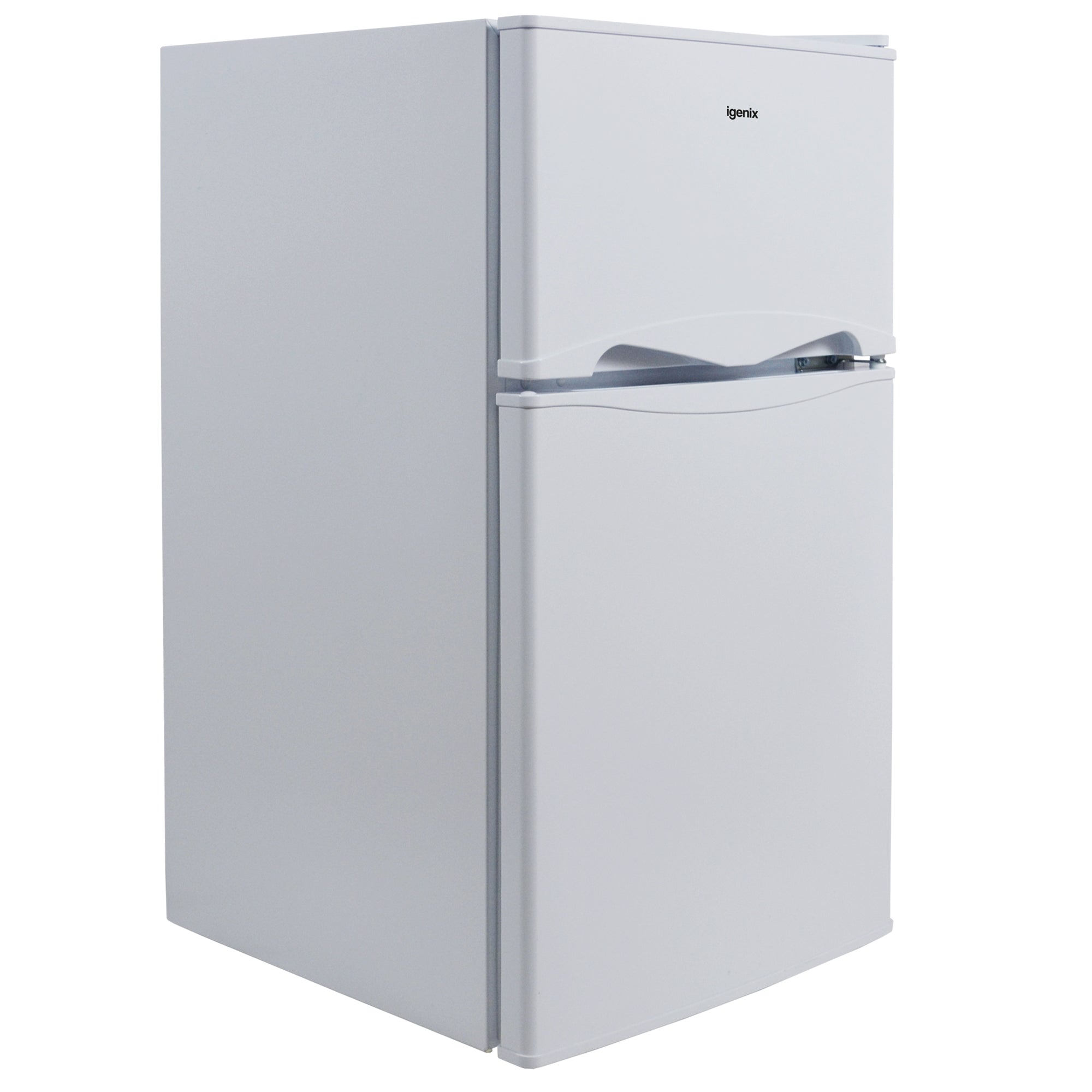 White under counter shop fridge freezer