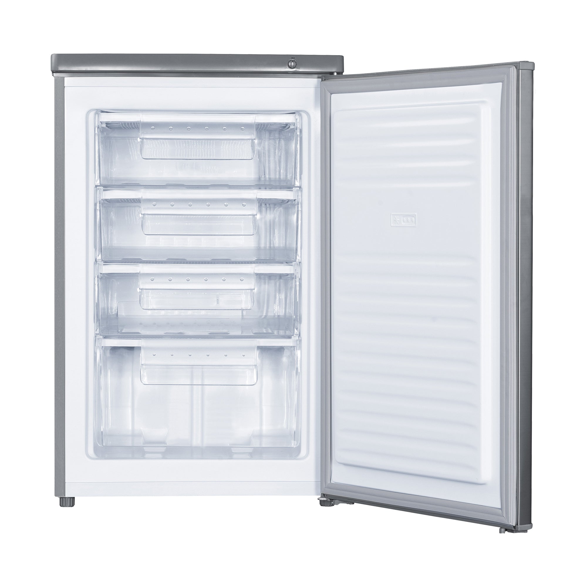 Under Counter Freezer, 94 Litre, Reversible Doors, Silver