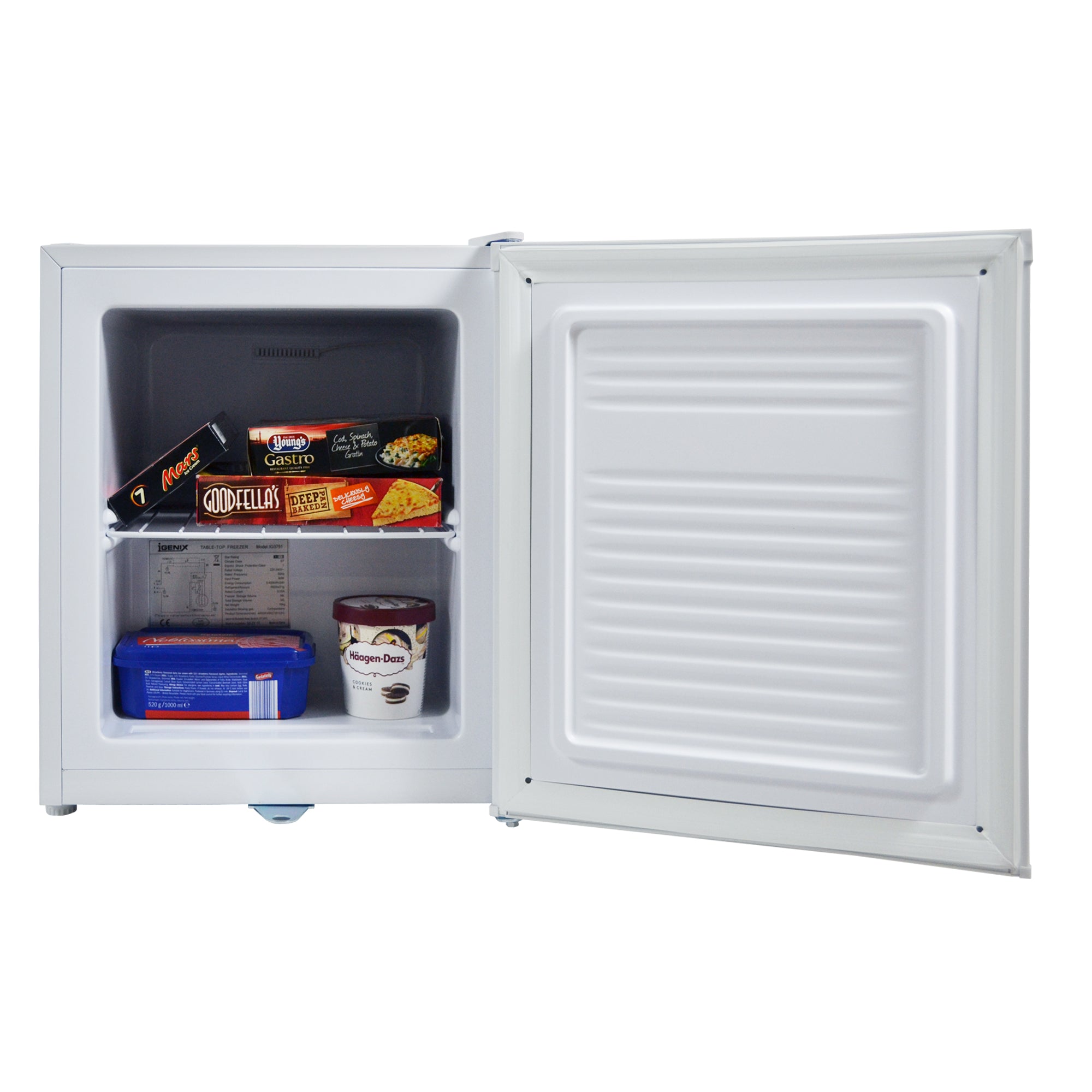 Table Top Freezer with Lockable Door, 33 Litre, White